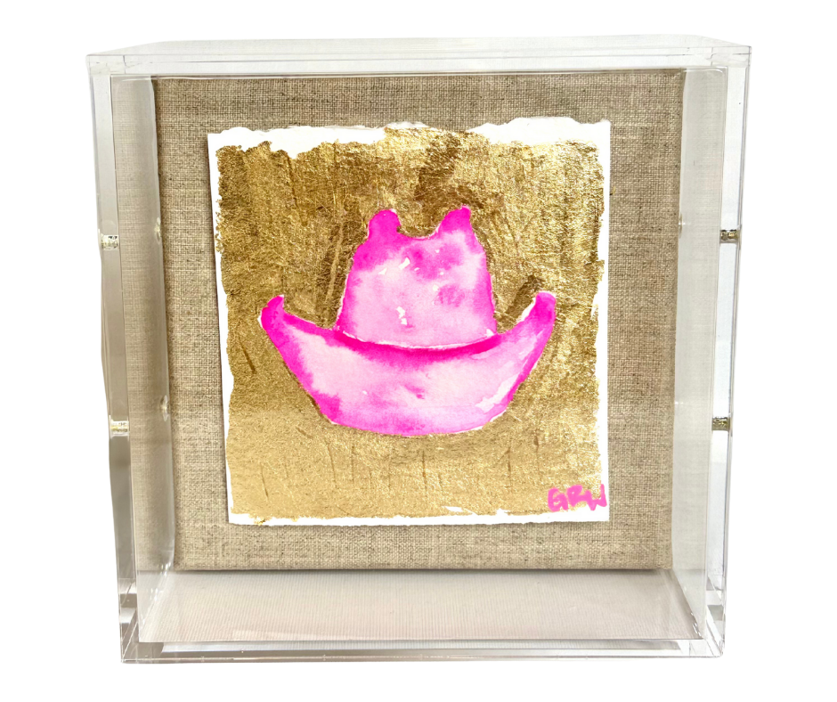 Pink Cowboy Hat Jewel Box