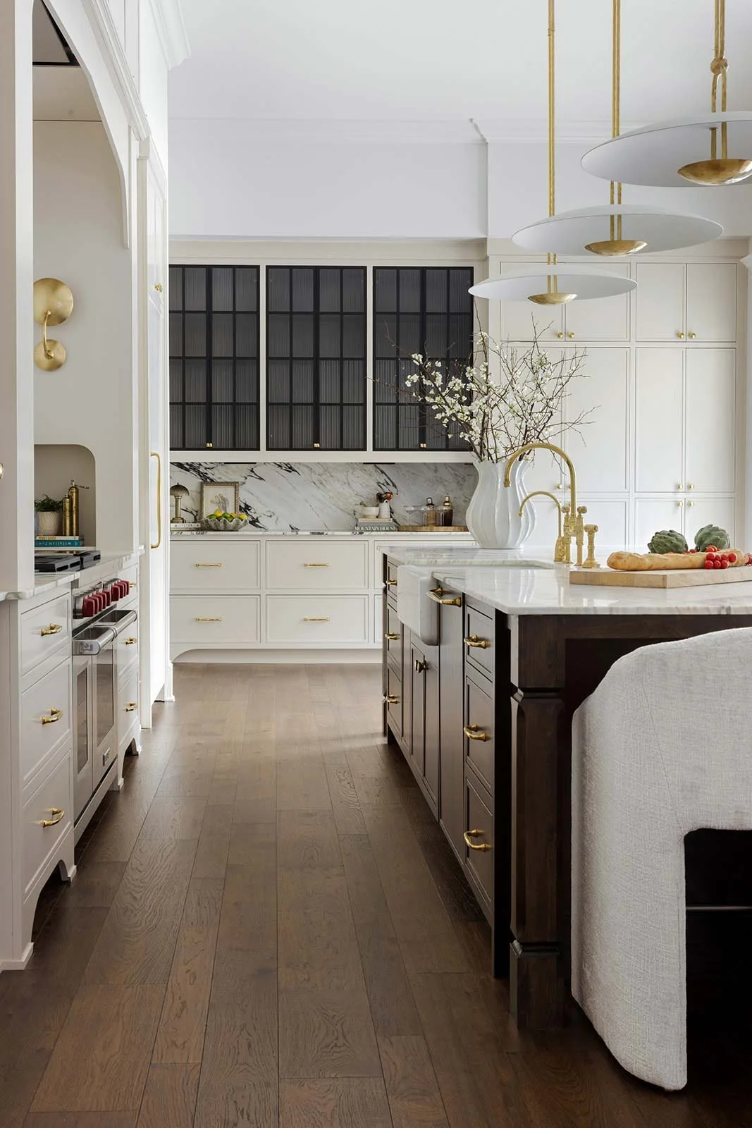 Luxury kitchen remodeling design details in Indian Springs AL highlighting modern gold hardware and premium cabinet finishes.