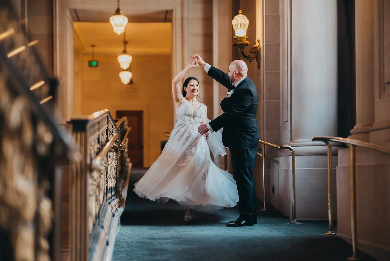 Dancing in the hallway of the mighty San Francisco city hall

#LAlovebirds #SanDiegoSoulmates #CouplesCaptured #WeddingPhotographyMagic #lovegoals #laweddingphotographer #sfcityhallwedding #sfweddingphotographer #sanfranciscoweddingphotographer #baya