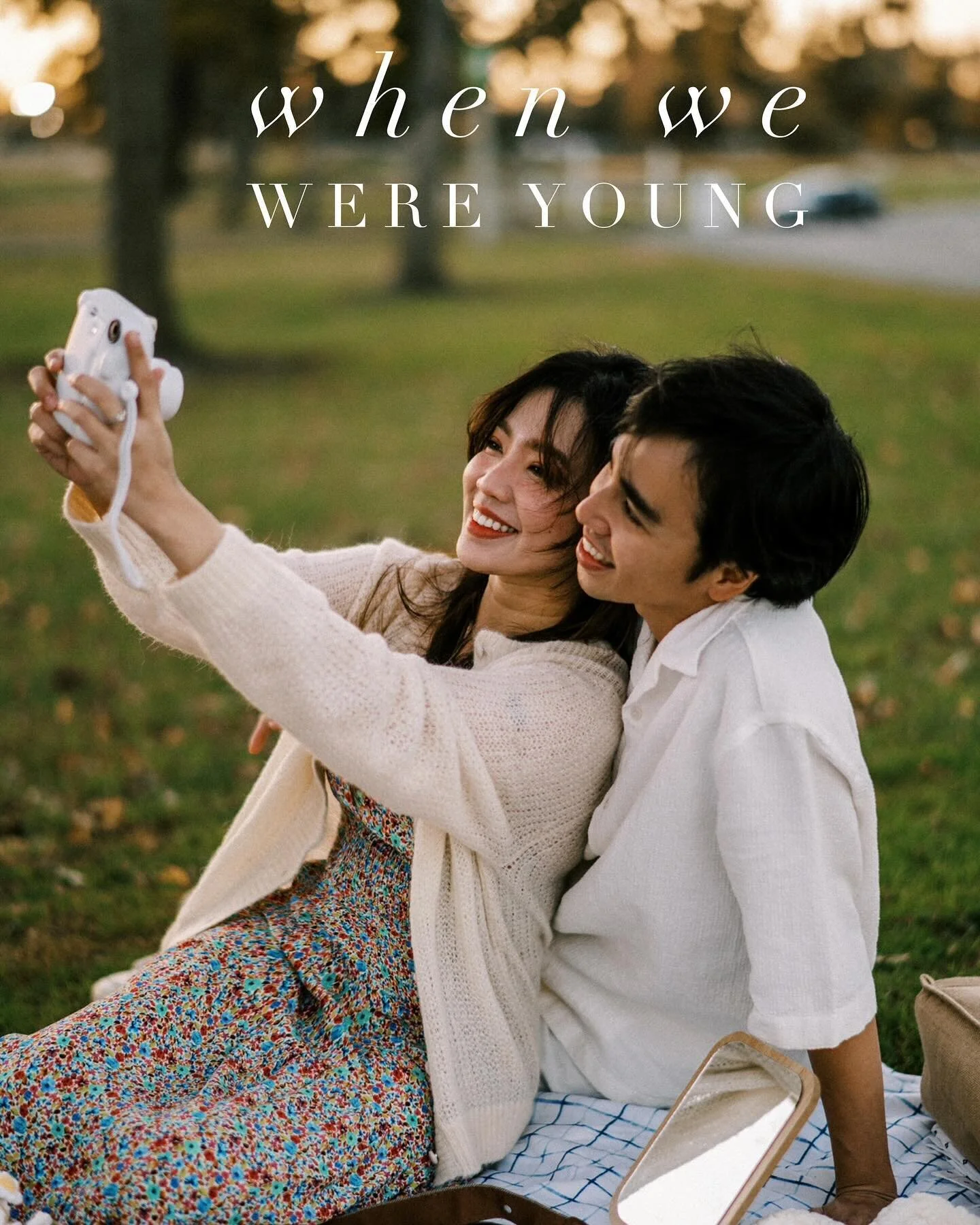 Let me photograph you in this light
In case it is the last time
That we might be exactly like we were
Before we realized
We were sad of getting old
It made us restless
It was just like a movie
It was just like a song
When we were young
- - - - - - 
P