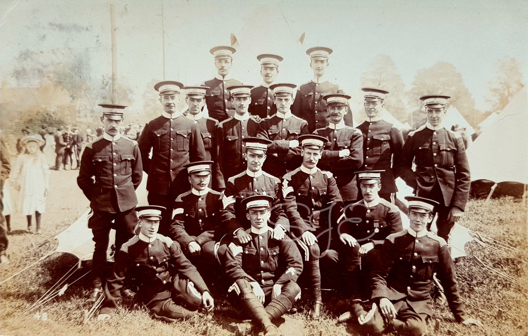 NCO's at unknown camp.