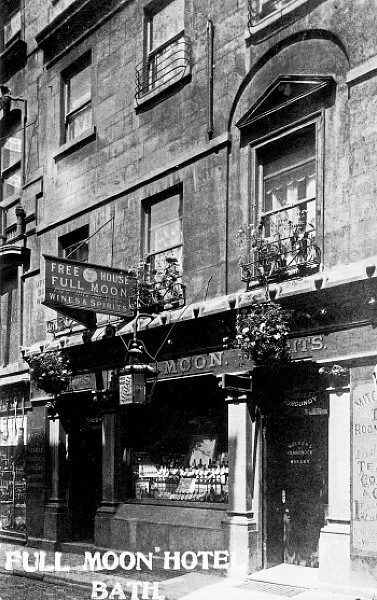 Full Moon Pub in Bath, one of Alf Cleall pubs