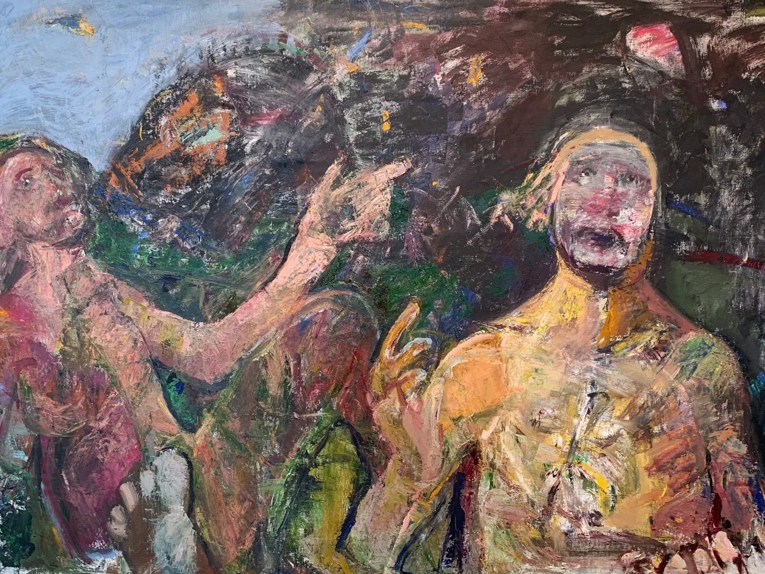 oil on canvas, variant of evolving work