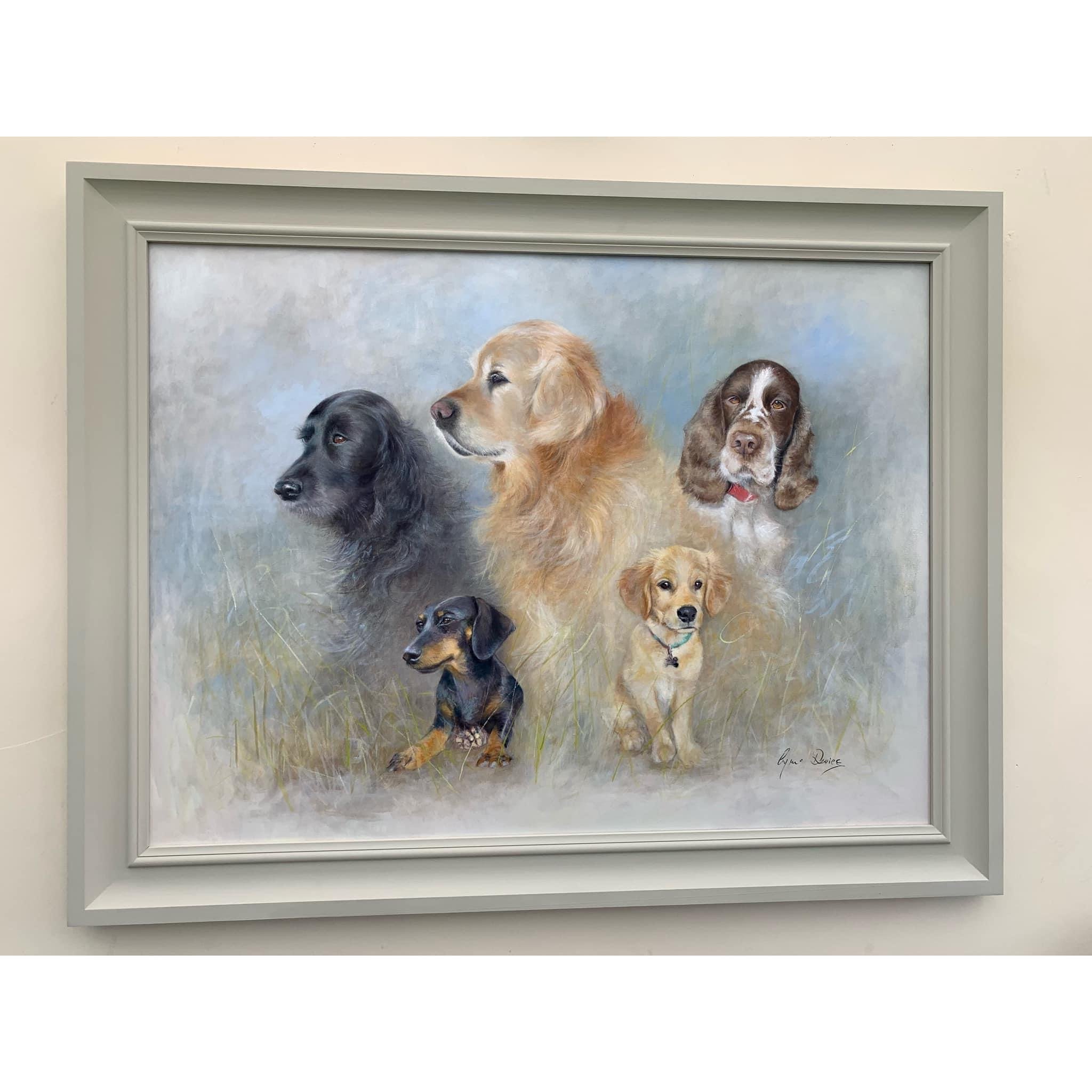 Framed dogs.JPG