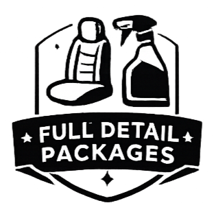 Full service detail auto detailing service icon