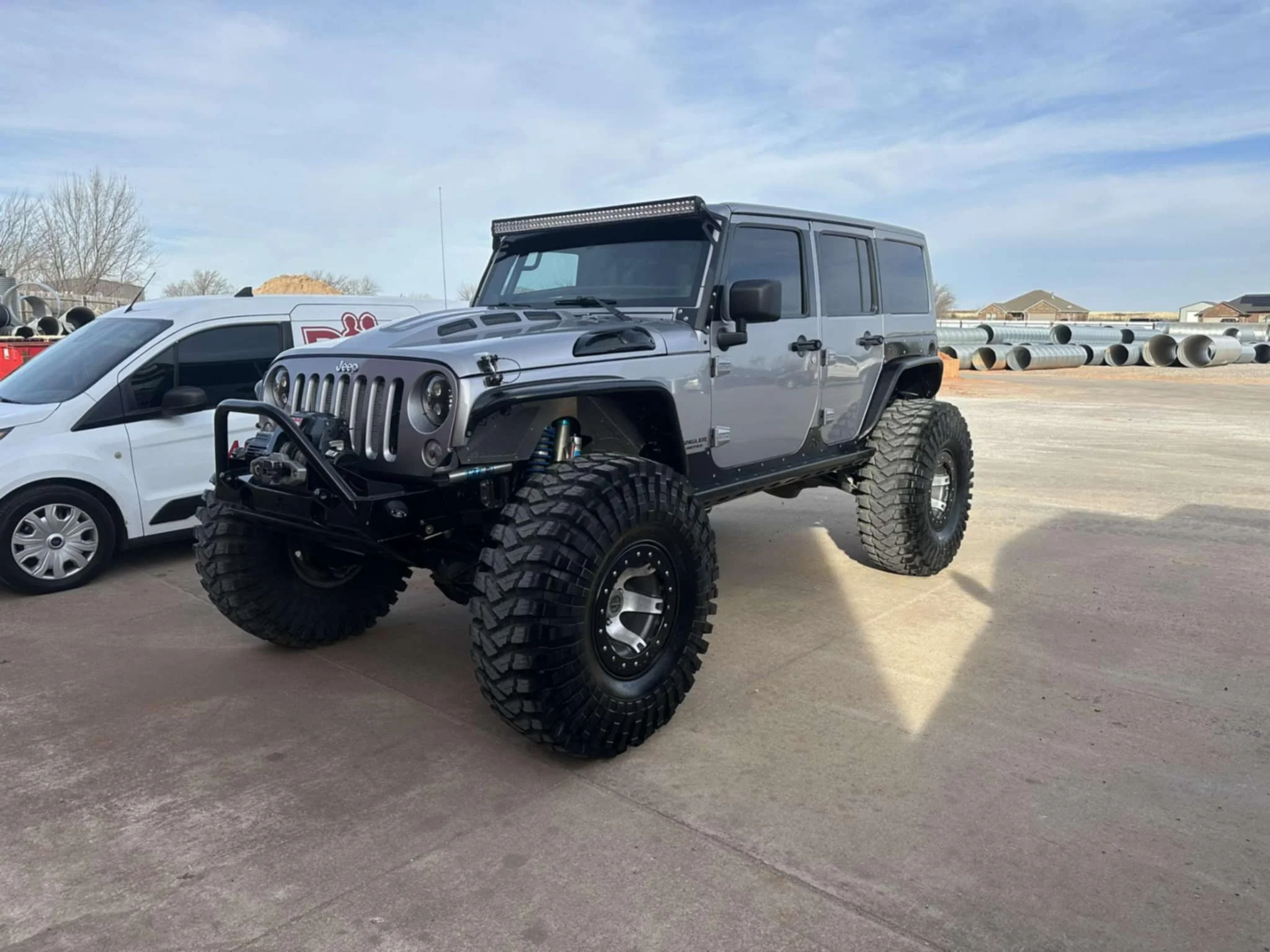 After photo of a kitted out jeep 