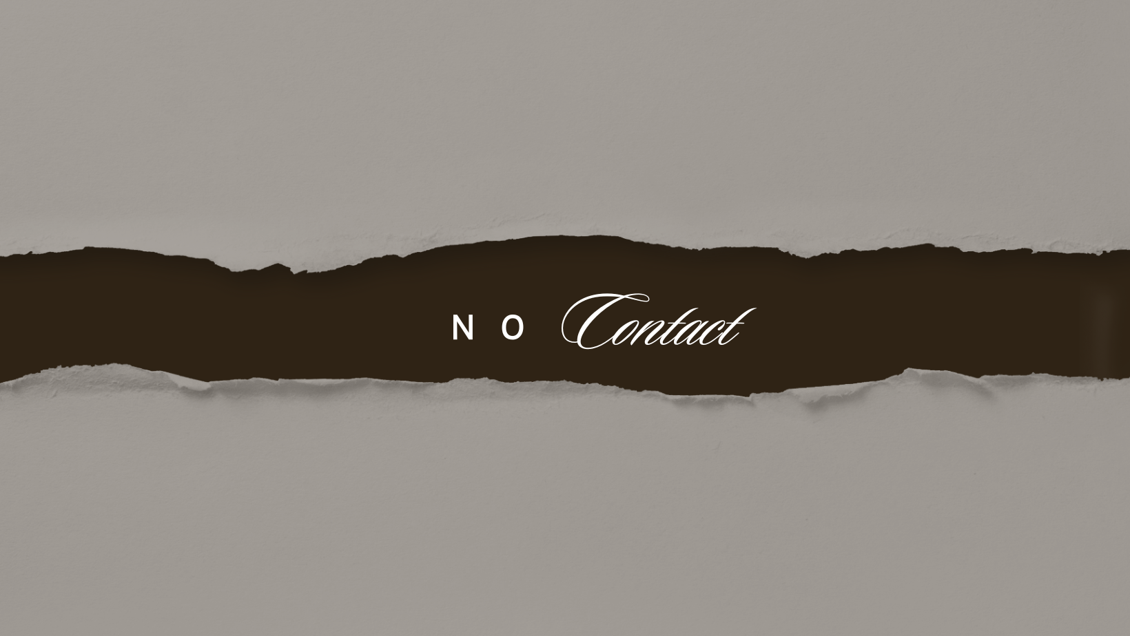 No Contact