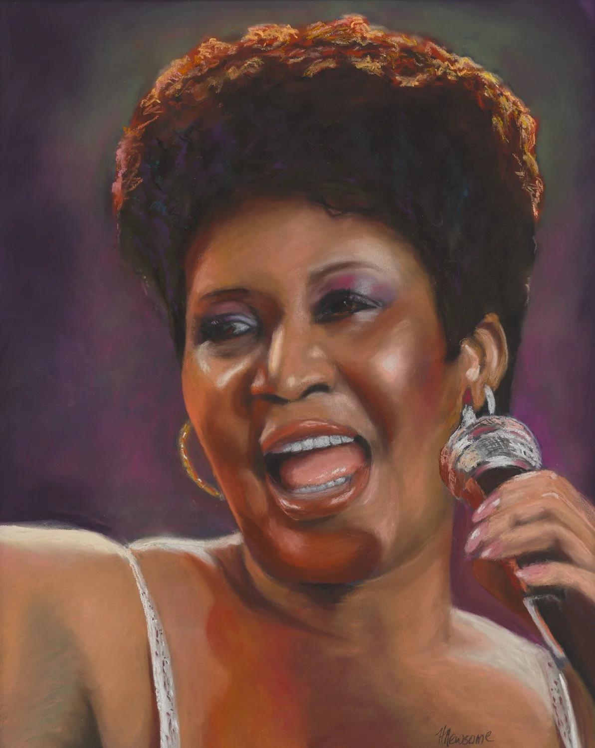 Aretha
16x20 Pastel Framed