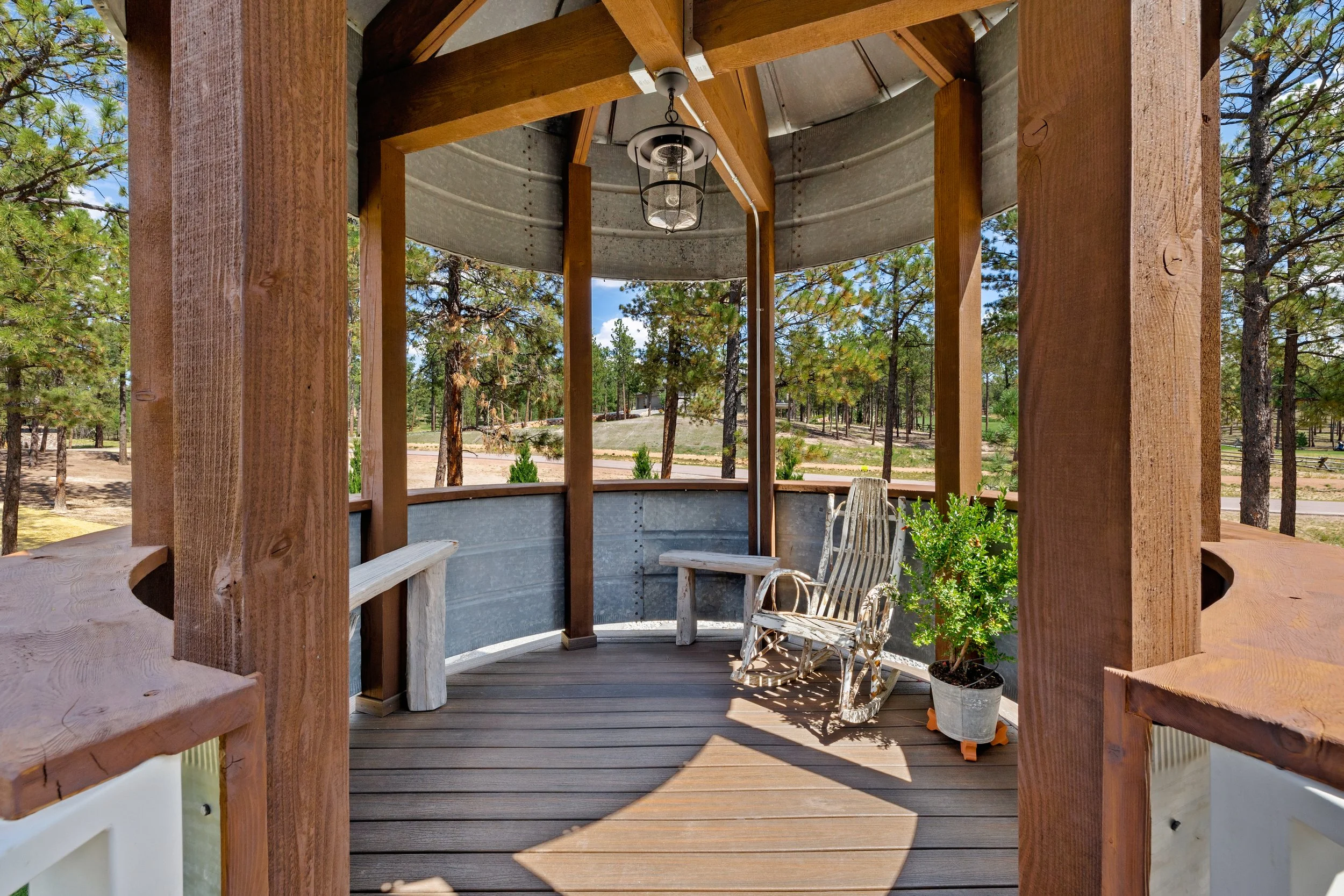 Custom gazebo by Murphys Custom Homes. 