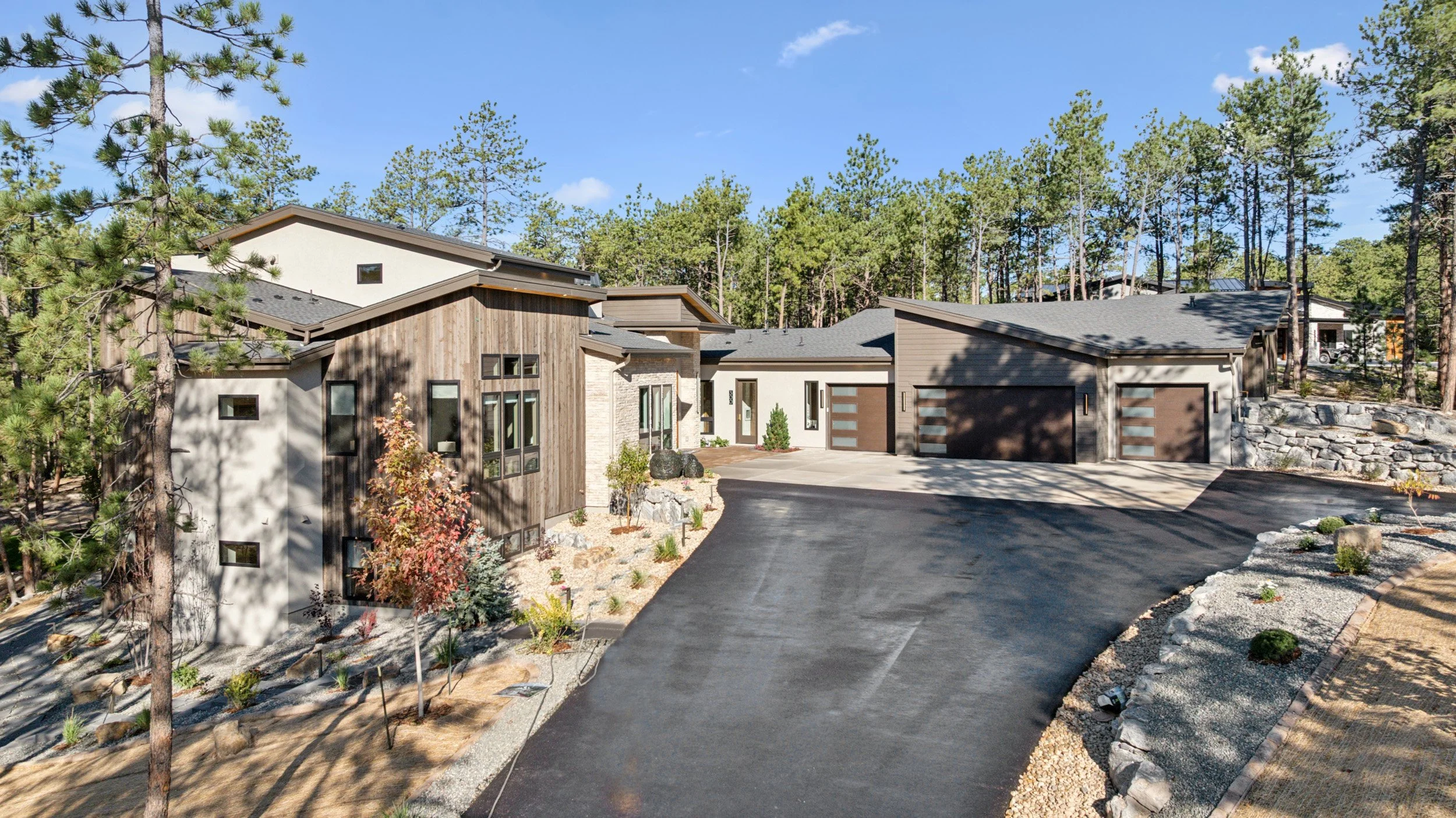 Best overall home with mountain modern architectural style designed by LGA Studios. 
