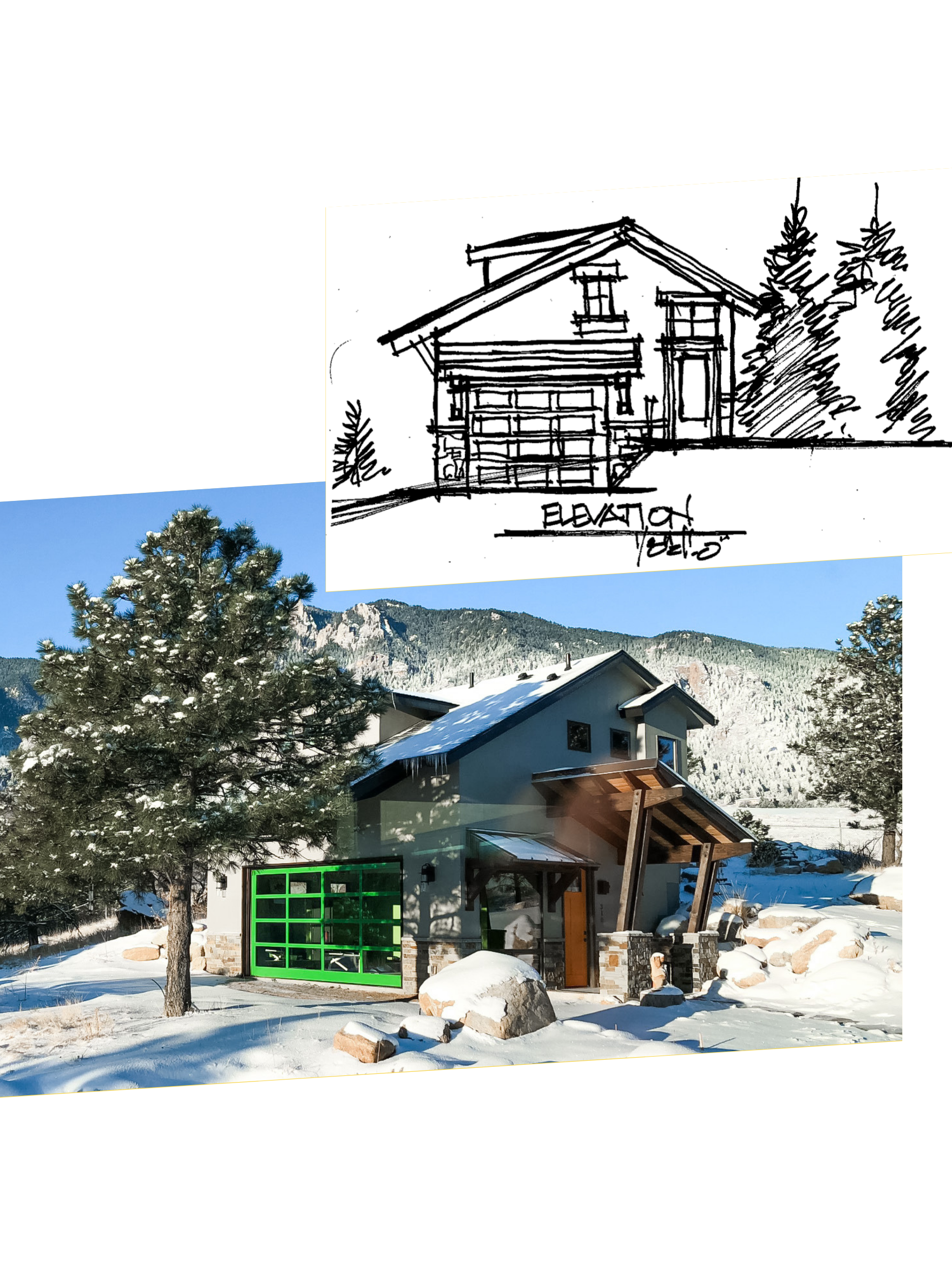 Detached exercise studio and guest cottage loft