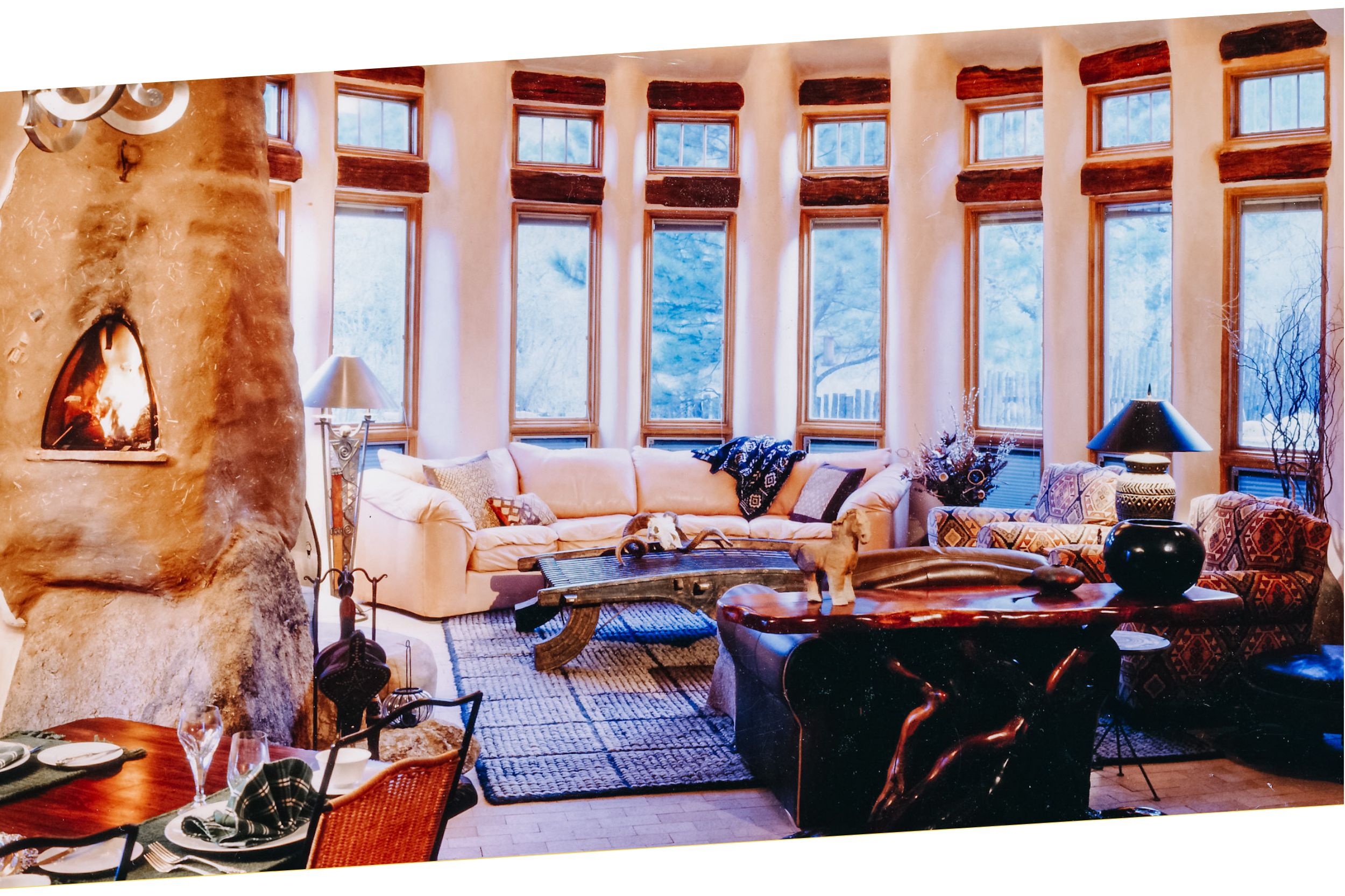 Southwest style home in Colorado Springs designed by LGA Studios.