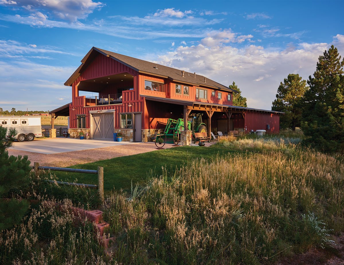  Outbuildings play an important role in the ranch lifestyle for providing versatile spaces for guest housing, greenhouse gardening, RV parking, or many other functions   (From    Colorado Springs Magazine    / Photo by Don Jones, Studio 9 Commercial 