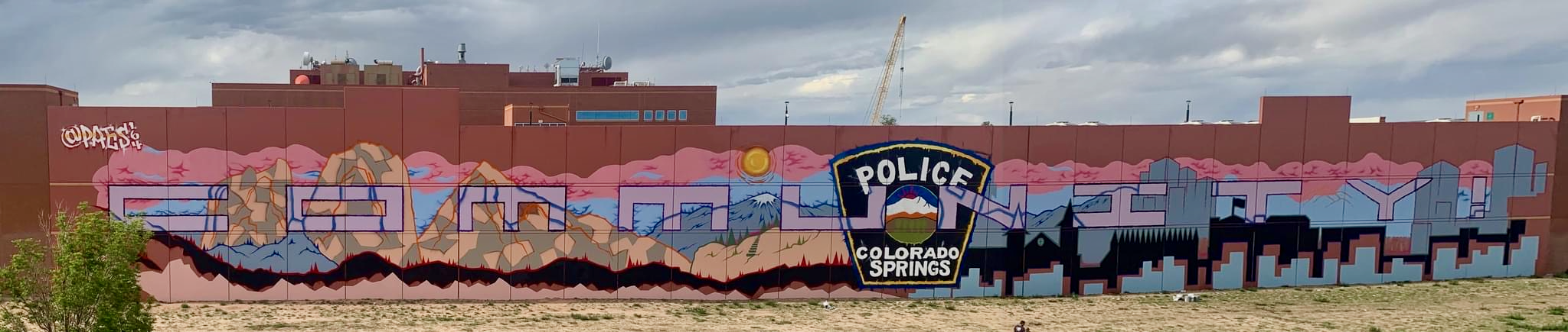 New Mural Across From Our Office