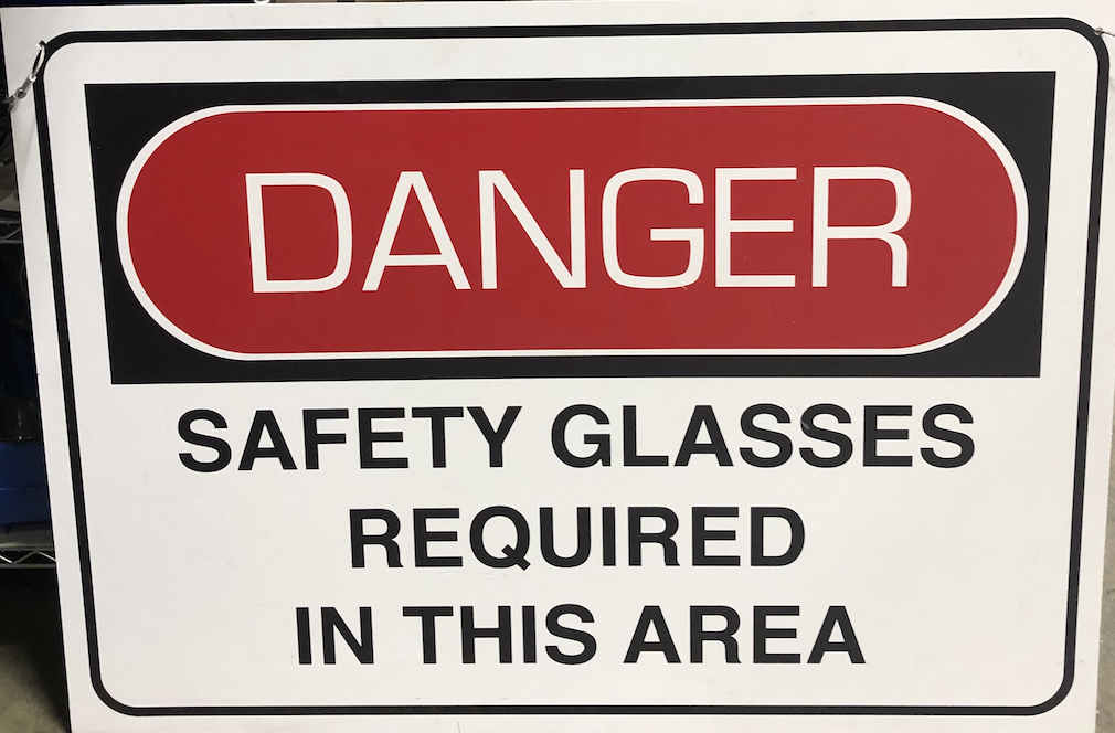 Log 2: Safety Glasses