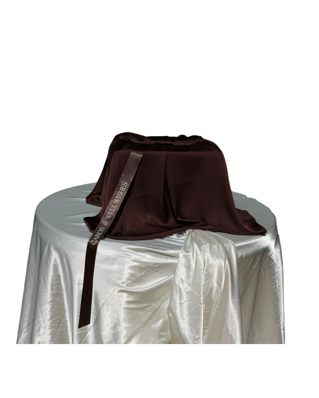 Chocolate satin wishing well