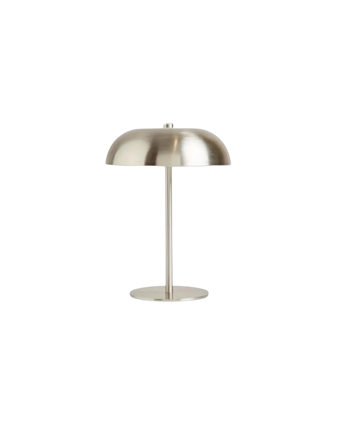 Silver dome lamp