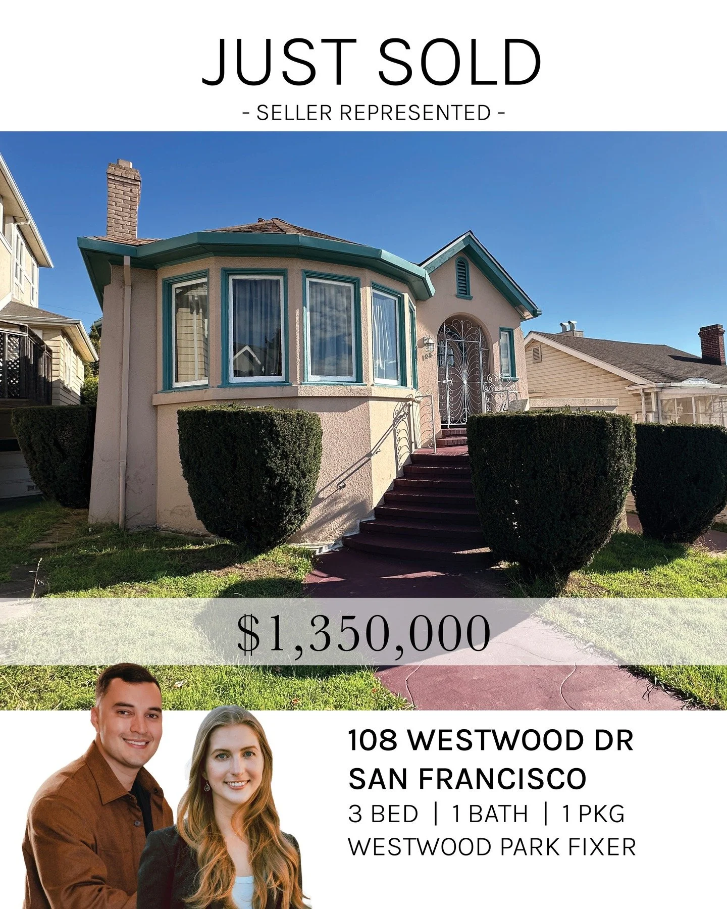This year appears to be the year of fantastic off-market transactions! 

This fully detached home in a lovely Westwood Park location is in total need of some TLC. The perfect buyer came along and our seller was happy to get the job done super quickly