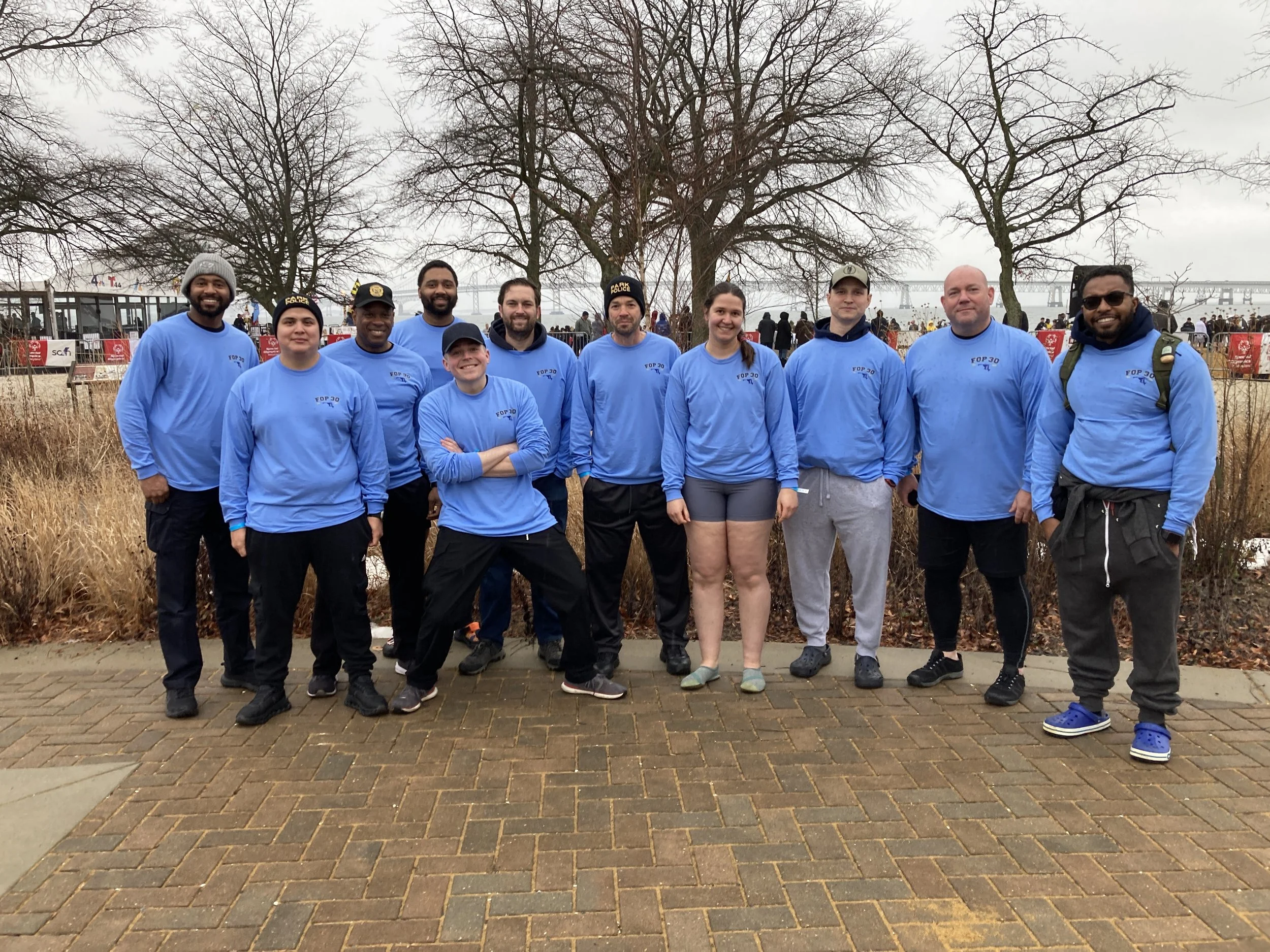 2025 Park Police Polar Bear Plunge Team