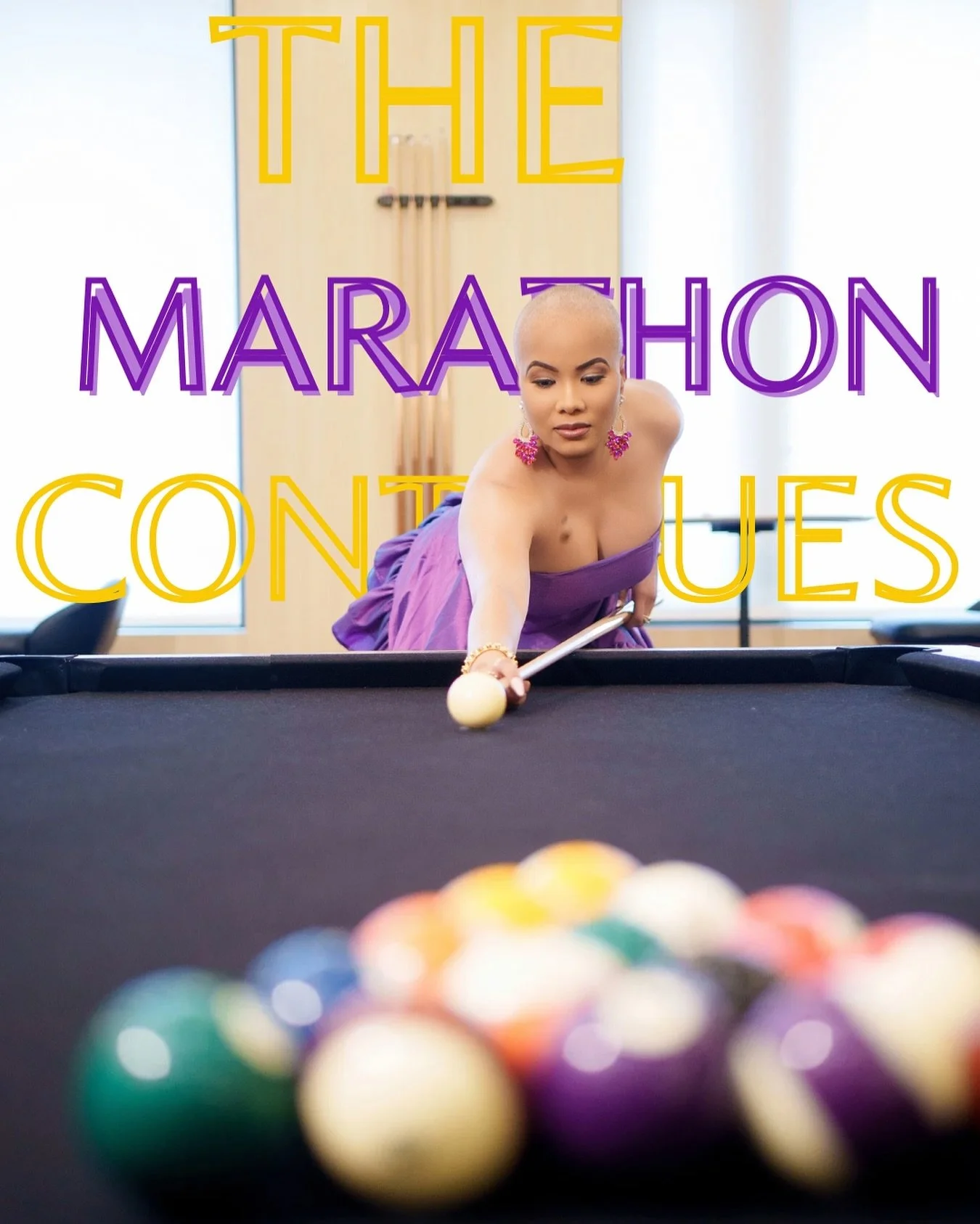 As said by the late, great Nipsey Hussle: &ldquo;It&rsquo;s a marathon, not a sprint.&rdquo; 🏃🏽&zwj;♀️ So allow this message to serve as a reminder as you continue to strive towards the best version of you! 

Keep knocking down barriers, but unders