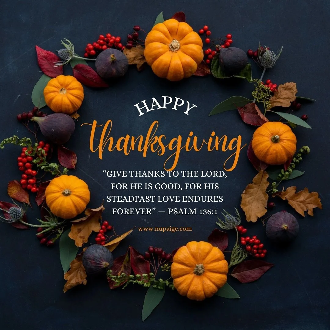 Wishing you a blessed &amp; beautiful Thanksgiving Day, filled with love, cheer, laughter, and joy. [read more]

As we enjoy this day with our loved ones, let us also be reminded of the blessings that the Lord has granted us. I challenge you today to