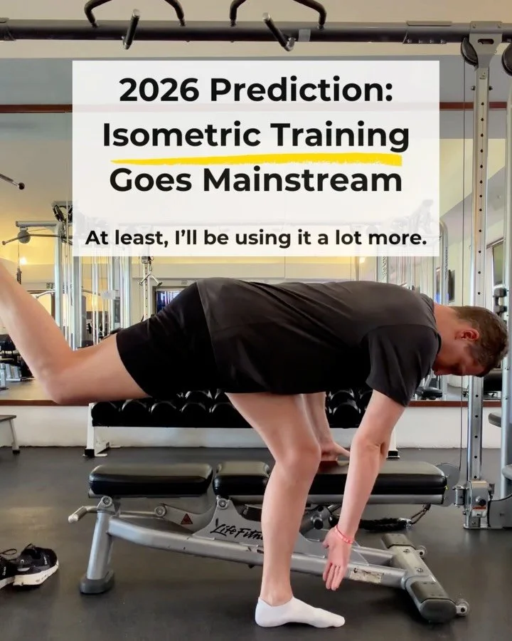 Isometric training is something I&rsquo;ve been using more and more. ⁣
⁣
Both in my own training and with clients.⁣
⁣
They&rsquo;ve been around for years in physio, rehab, and sport science - but I think you&rsquo;ll start seeing them used far more i