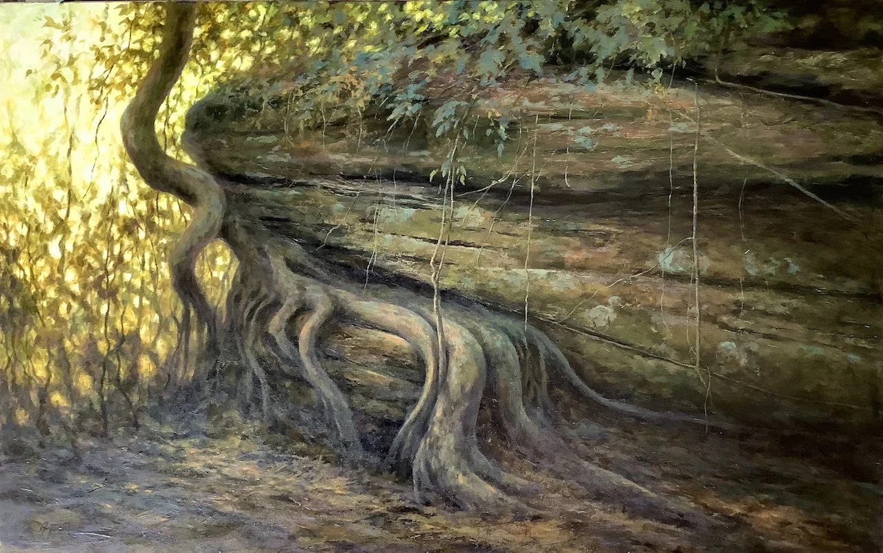 Primal Embrace   64x102cm  acrylic on canvas  $5500