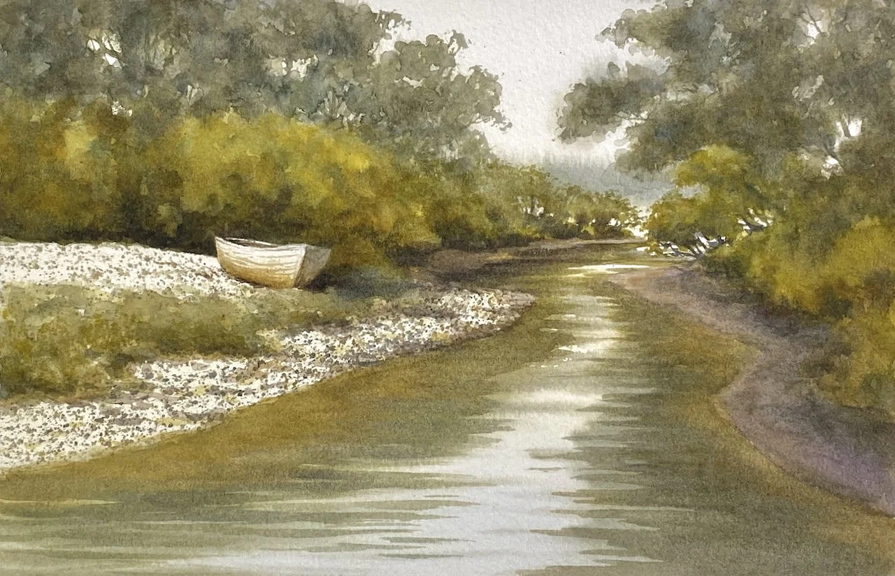 Up the Creek  - original watercolour