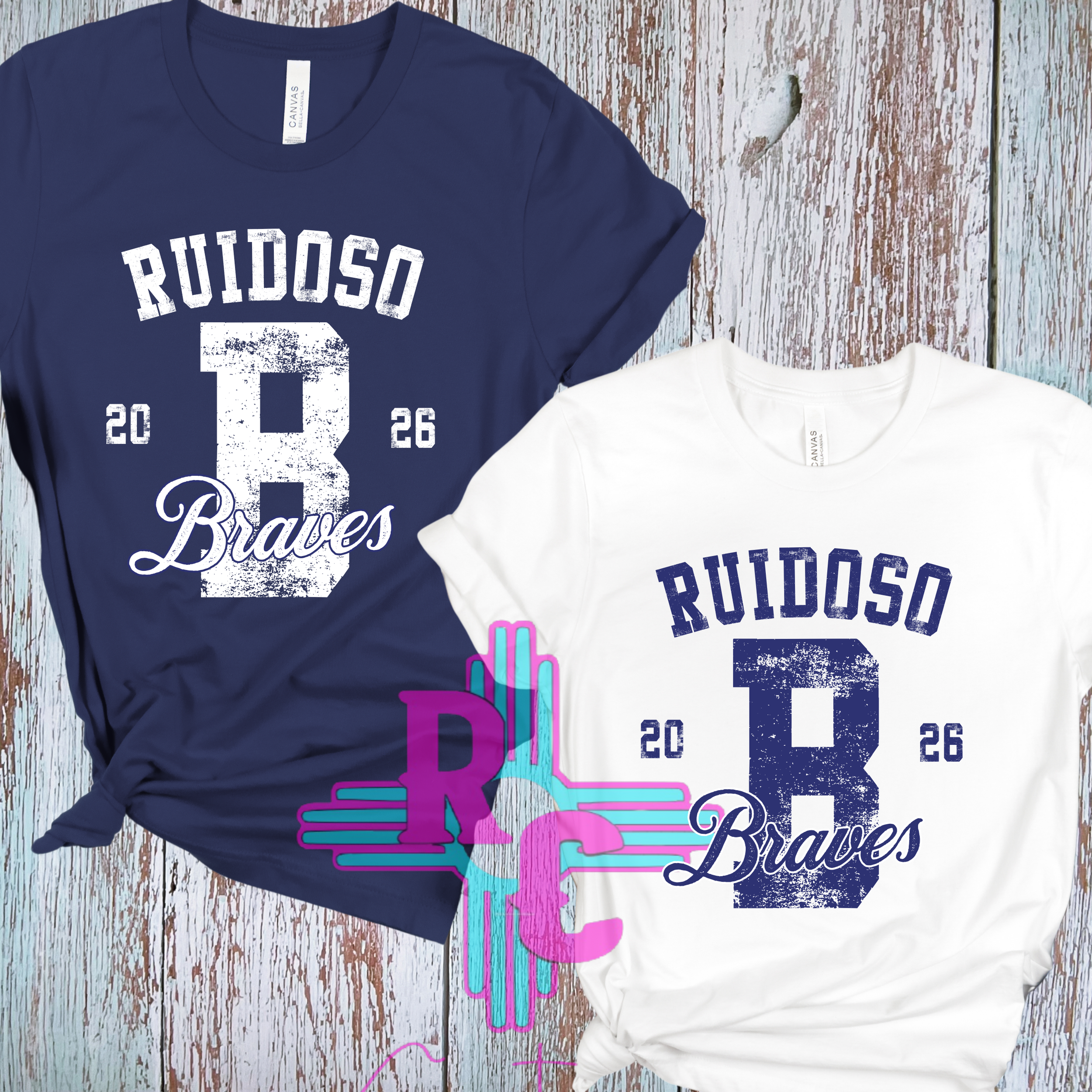 Ruidoso Braves Distressed