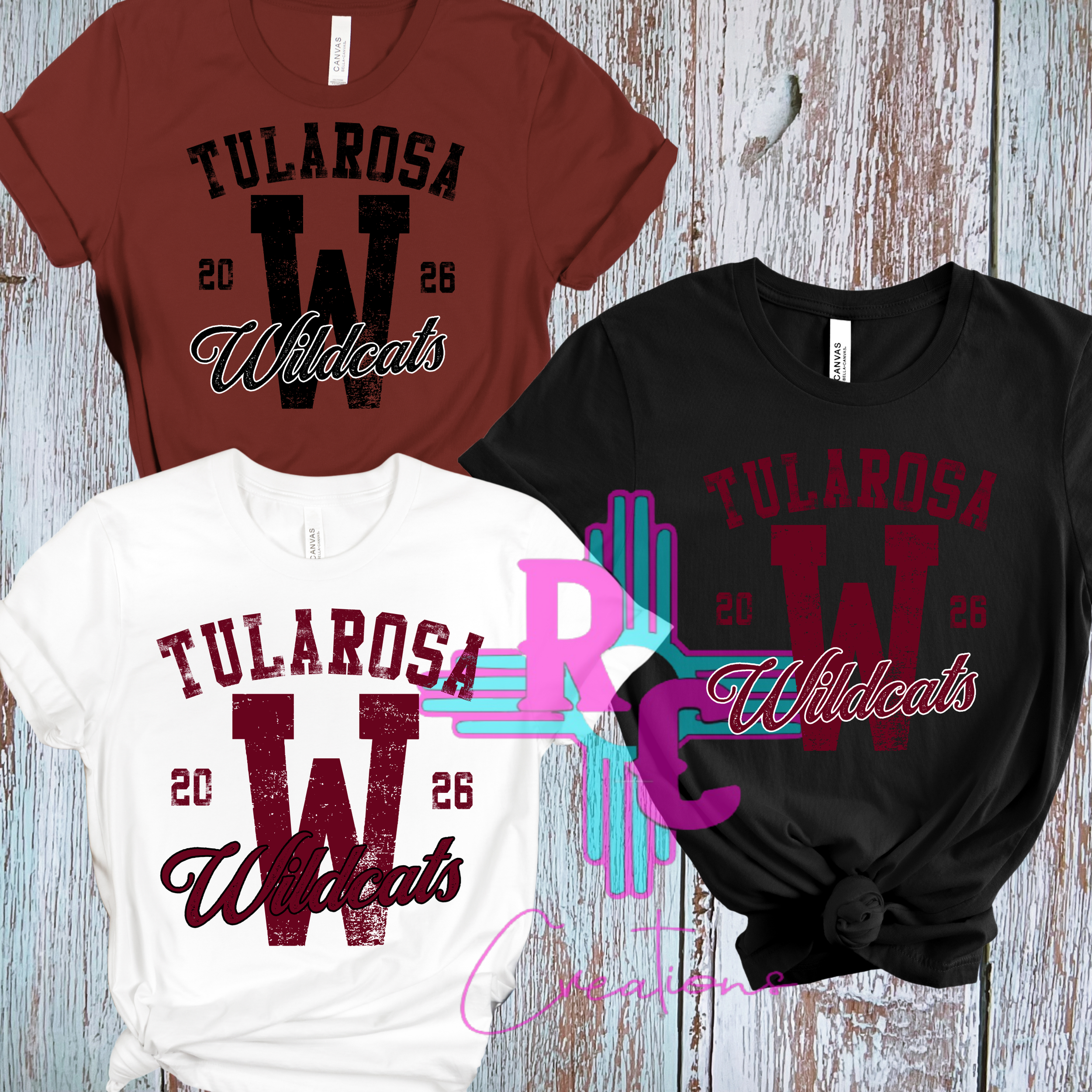 Tularosa Wildcats Distressed