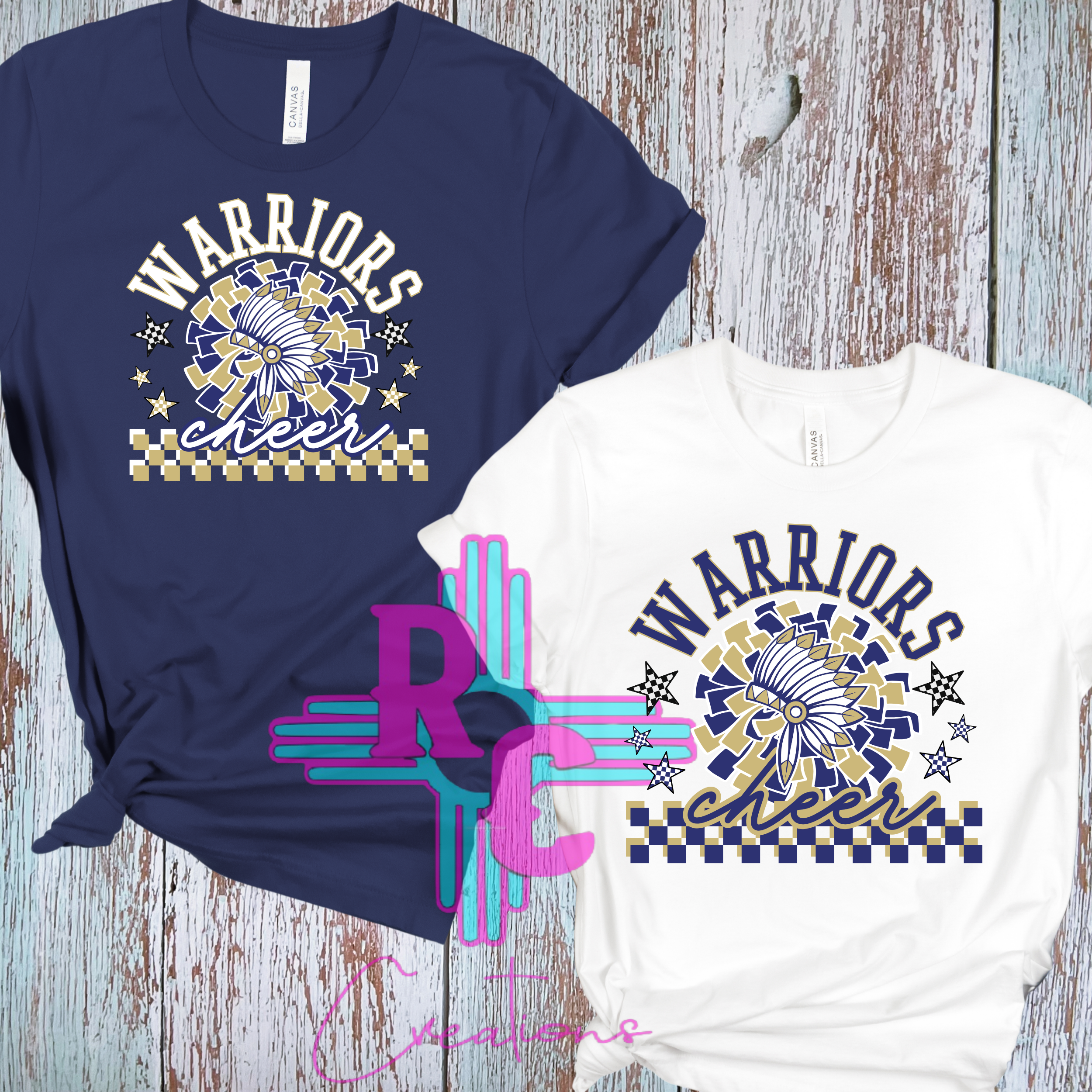 Ruidoso Warriors Cheer Checkered