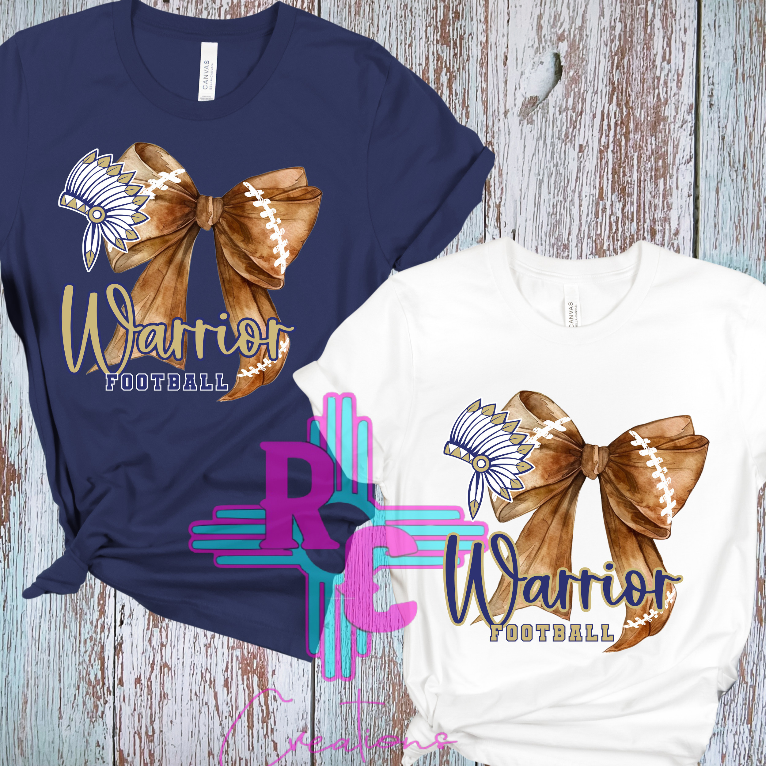 Ruidoso Warriors Football Bow