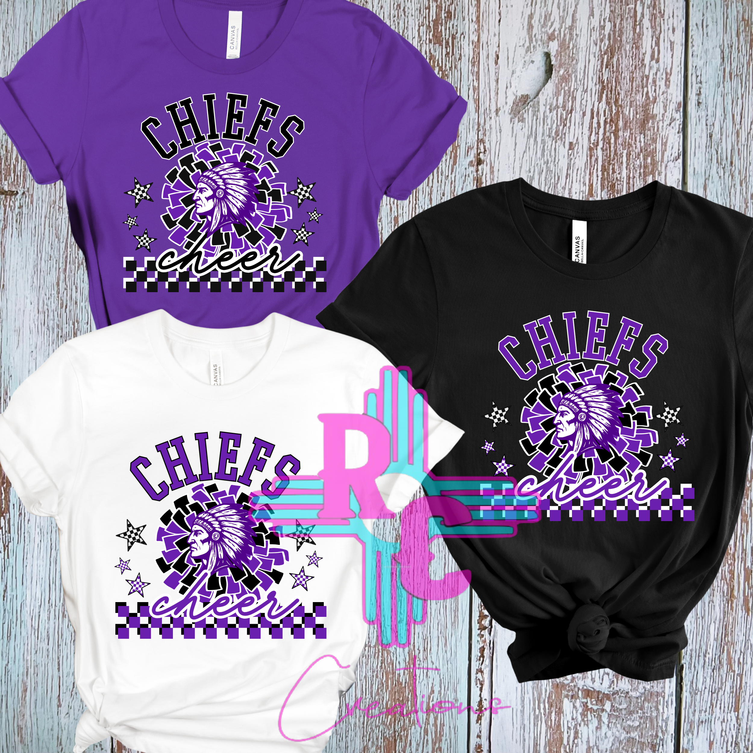 CHIEFS CHEER CHECKERED