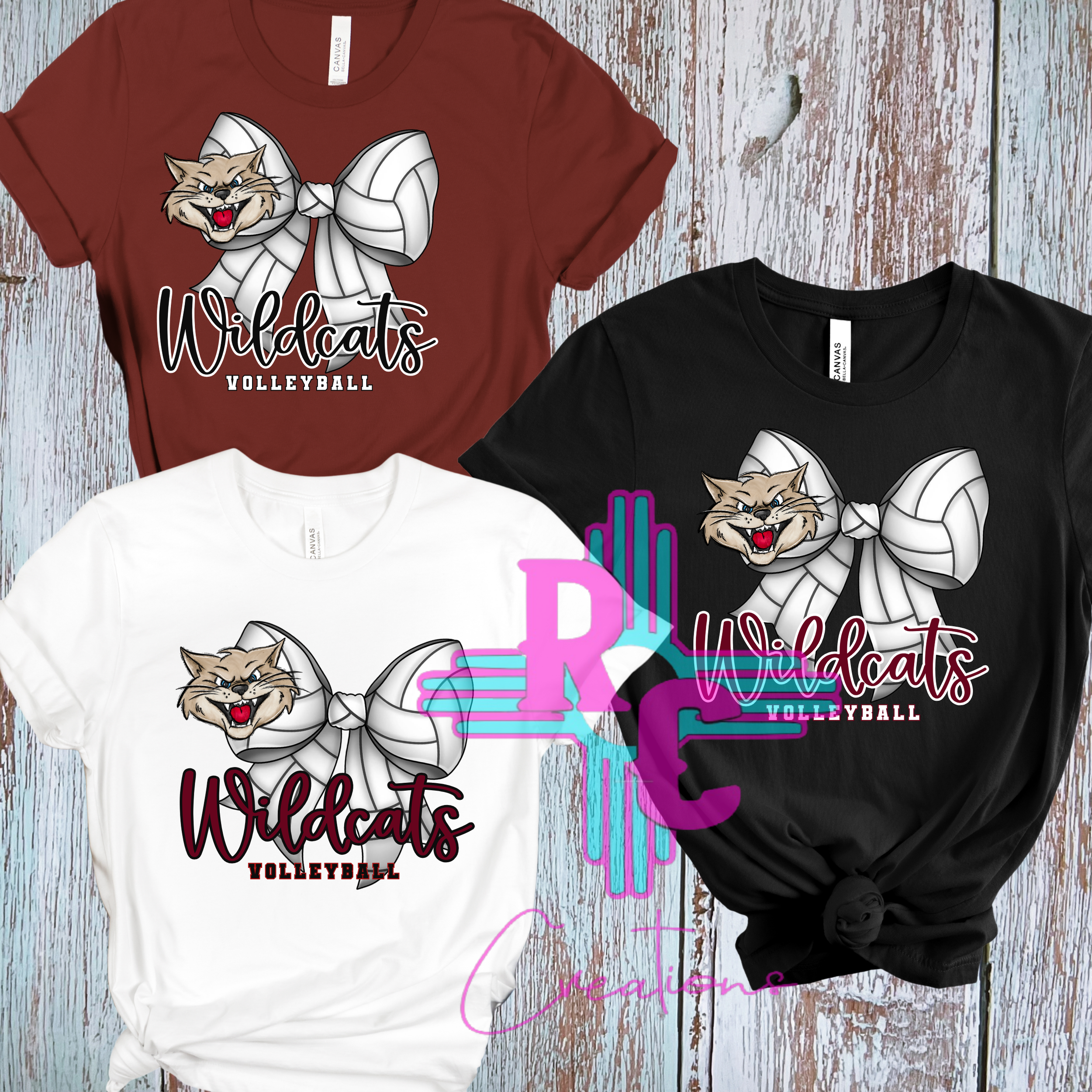 Tularosa Wildcats Volleyball Bow