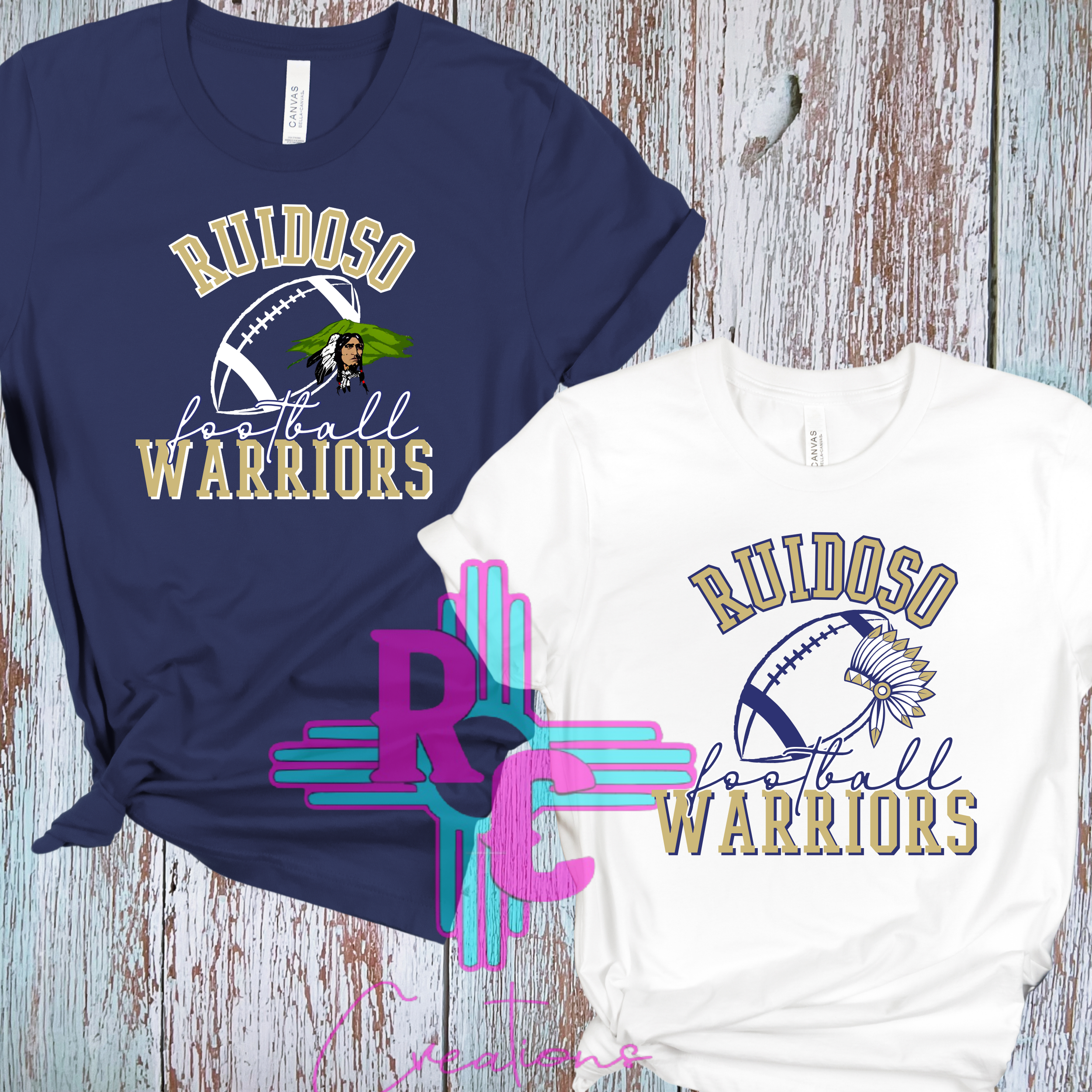 Ruidoso Warriors Football Mascot