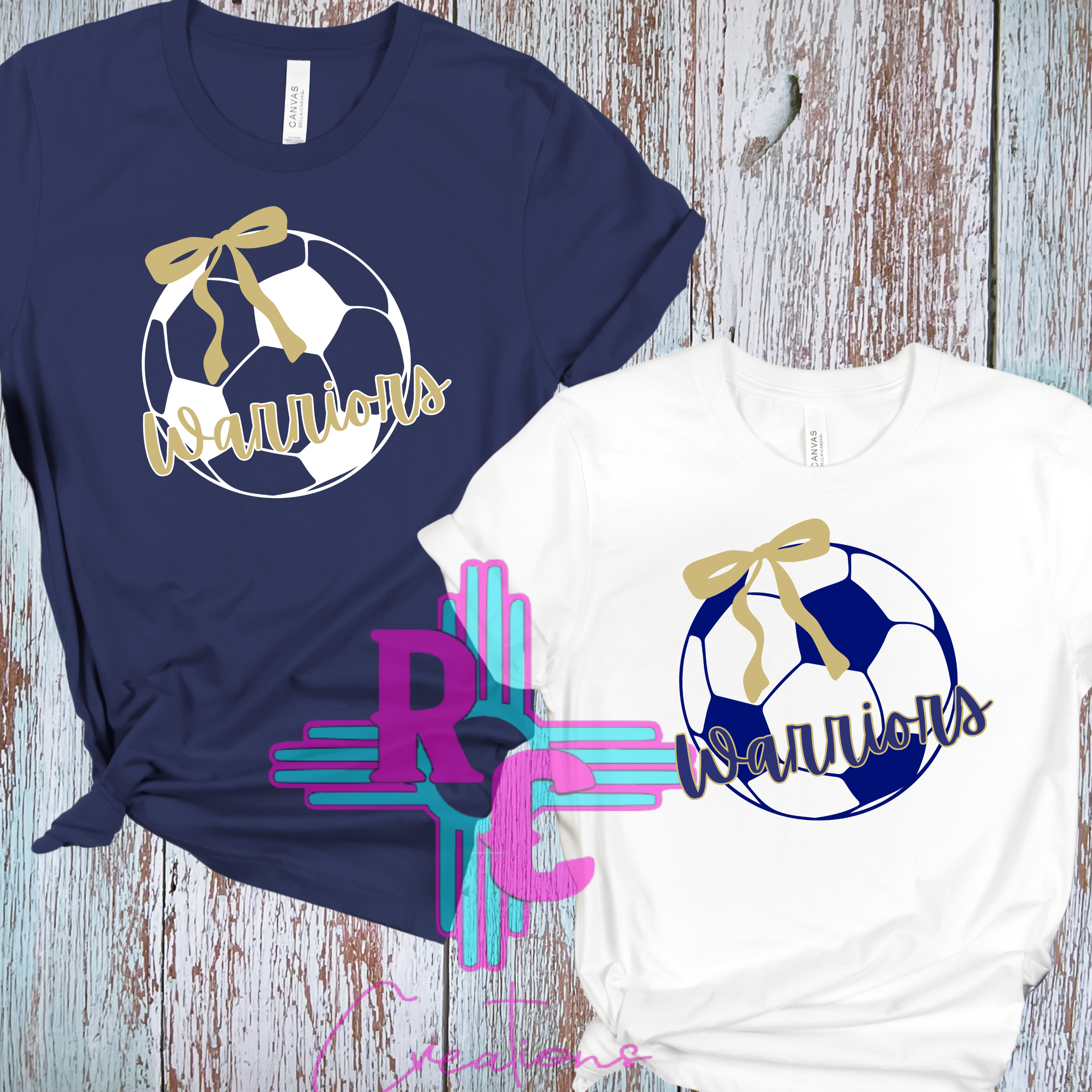 Ruidoso Warriors Soccer Ball With Bow
