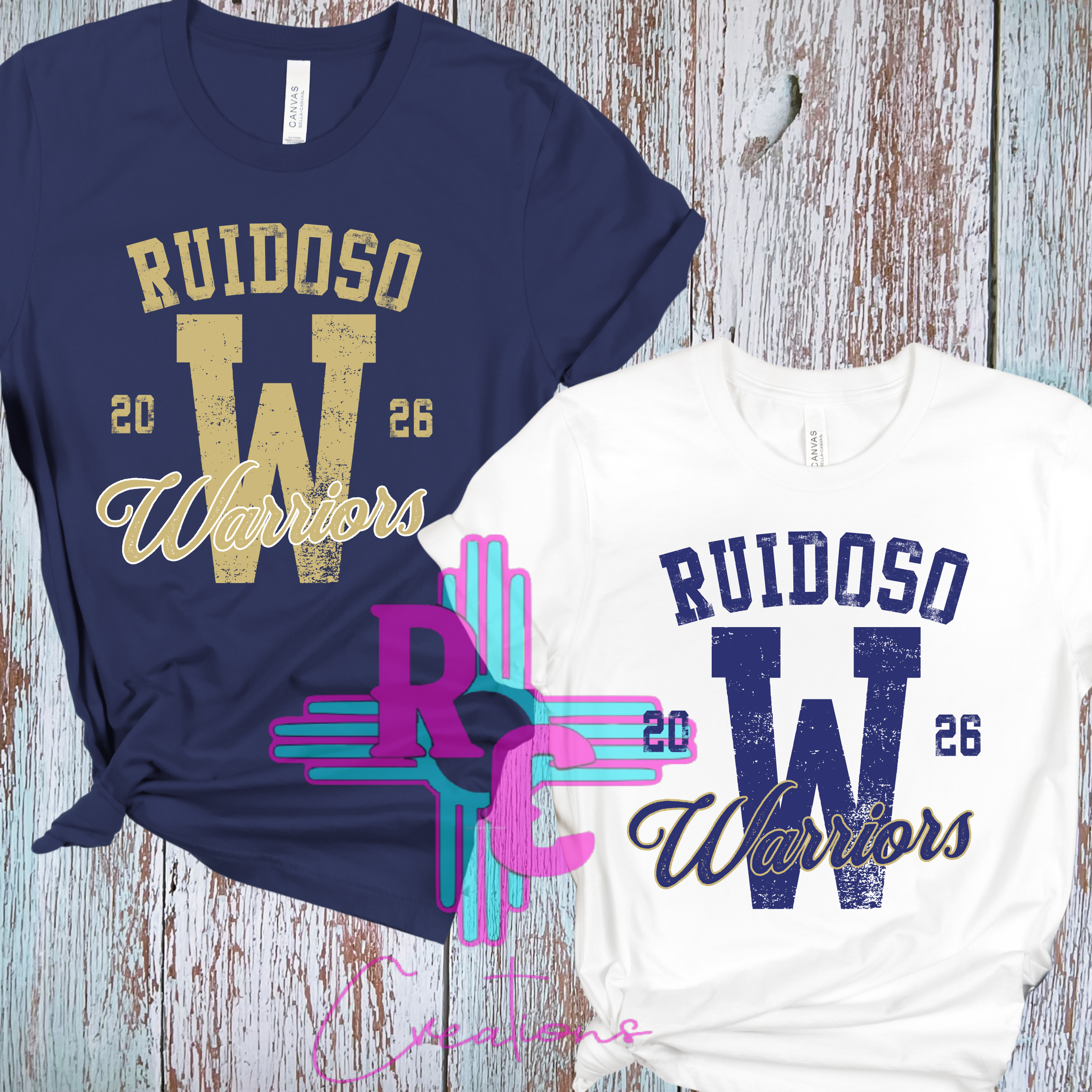 Ruidoso Warriors Distressed