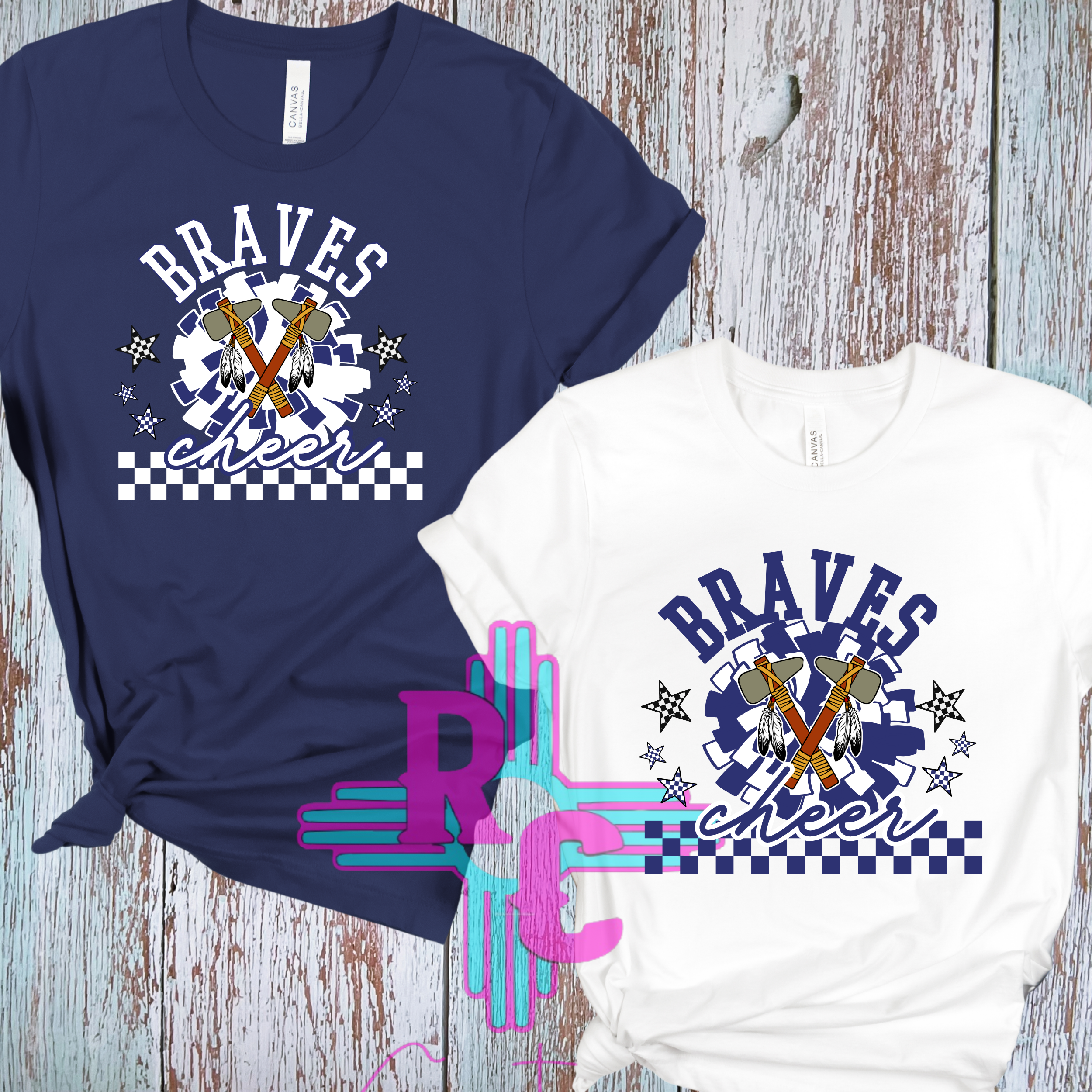 Ruidoso Braves Cheer Checkered