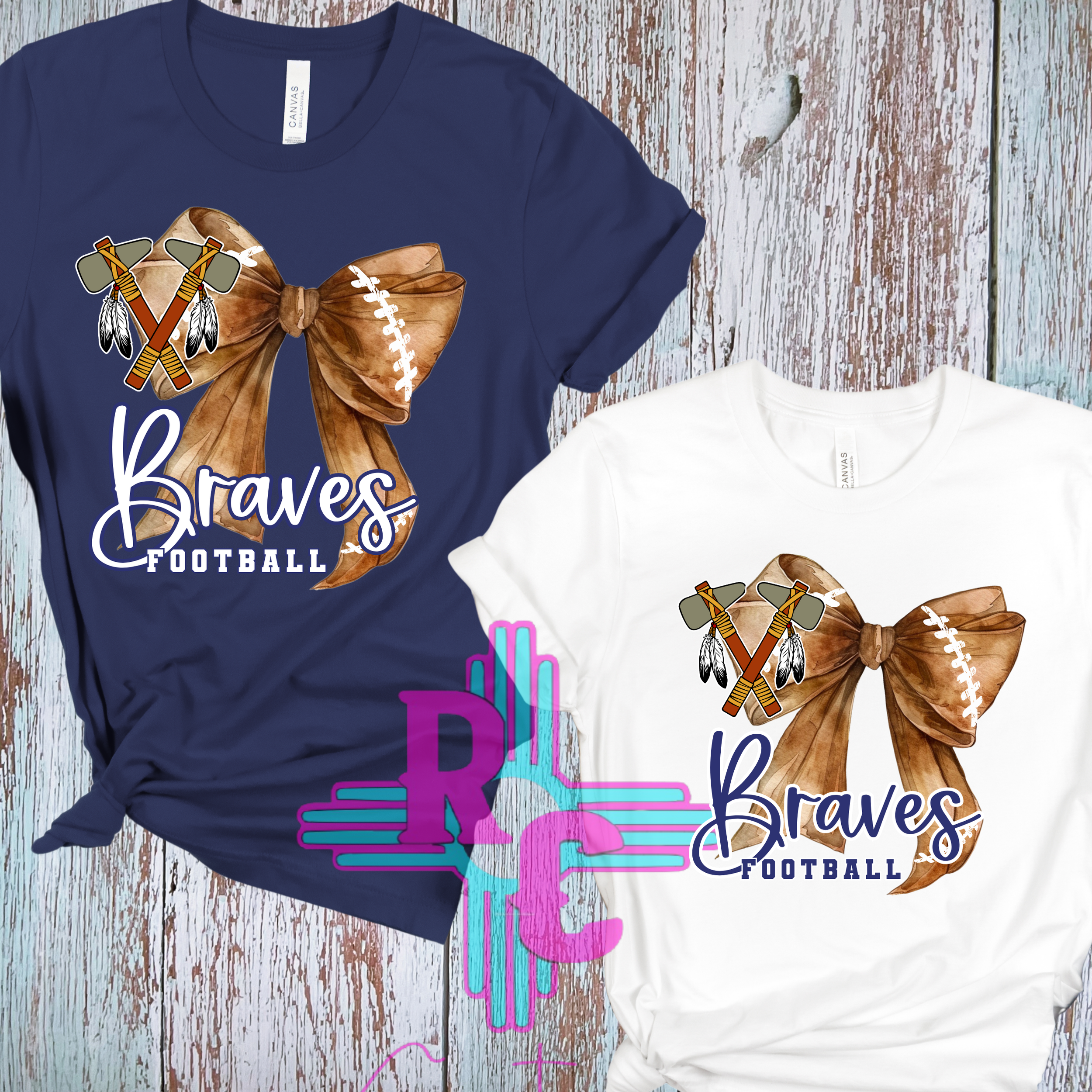 Ruidoso Braves Football Bow