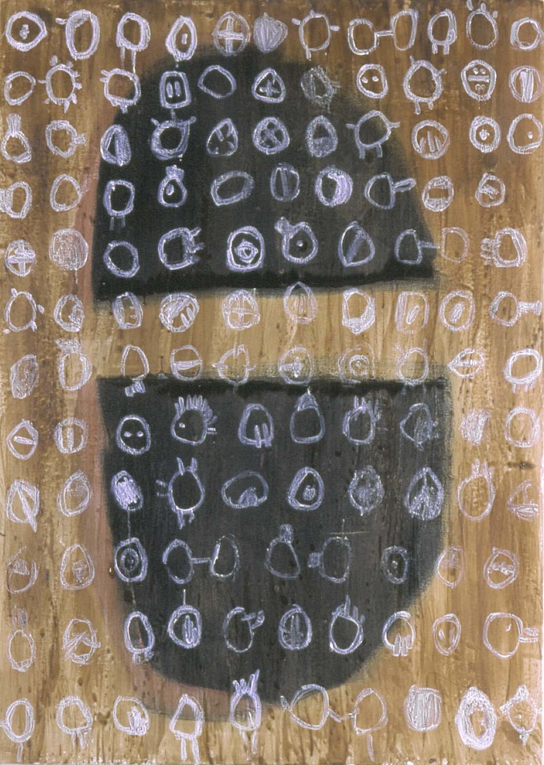 wax, oil on canvas, 2002