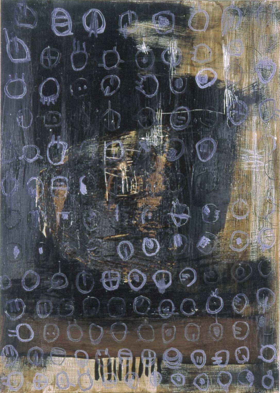 wax, oil on canvas, 2002