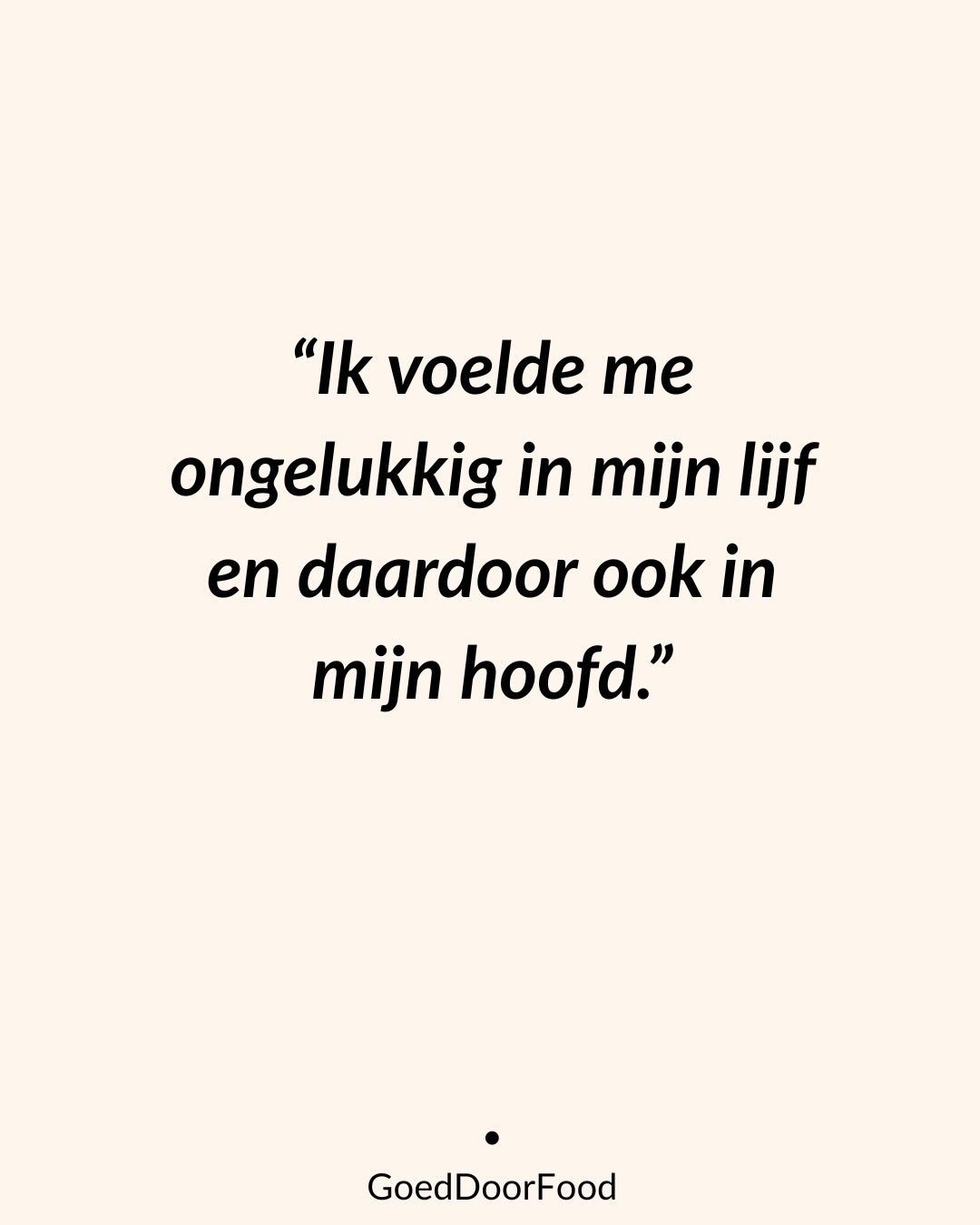 &ldquo;𝘎𝘦𝘻𝘰𝘯𝘥 𝘦𝘵𝘦𝘯 𝘦𝘯 𝘴𝘱𝘰𝘳𝘵𝘦𝘯 𝘷𝘰𝘦𝘭𝘥𝘦 𝘢𝘭𝘴 𝘪𝘦𝘵𝘴 𝘸𝘢𝘵 𝘮𝘦 𝘯𝘰𝘰𝘪𝘵 𝘨𝘪𝘯𝘨 𝘭𝘶𝘬𝘬𝘦𝘯.&rdquo;

Aldus Kamilla, die ging van: 
➾ Haar energie niet stabiel gedurende de dag en haar cyclus.
➾ Zoekende naar een goede b
