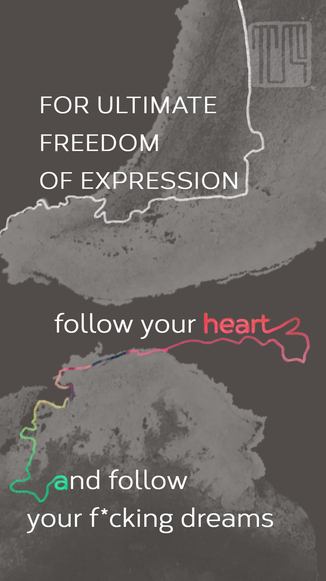 instagram story campaign introducing TR mission statement
