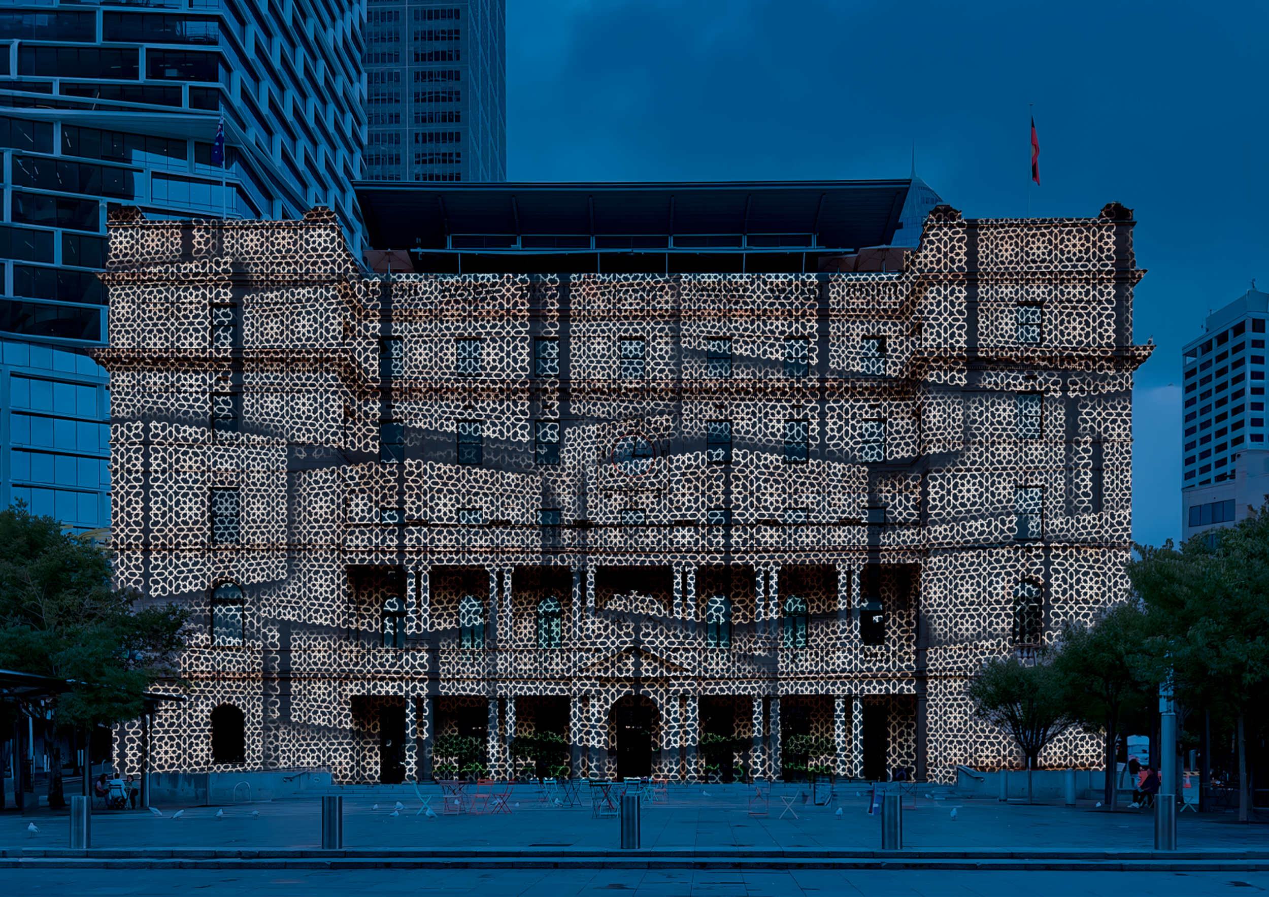 The Geometry Was Already in the Stone: Javier Riera's Light Work on Customs House