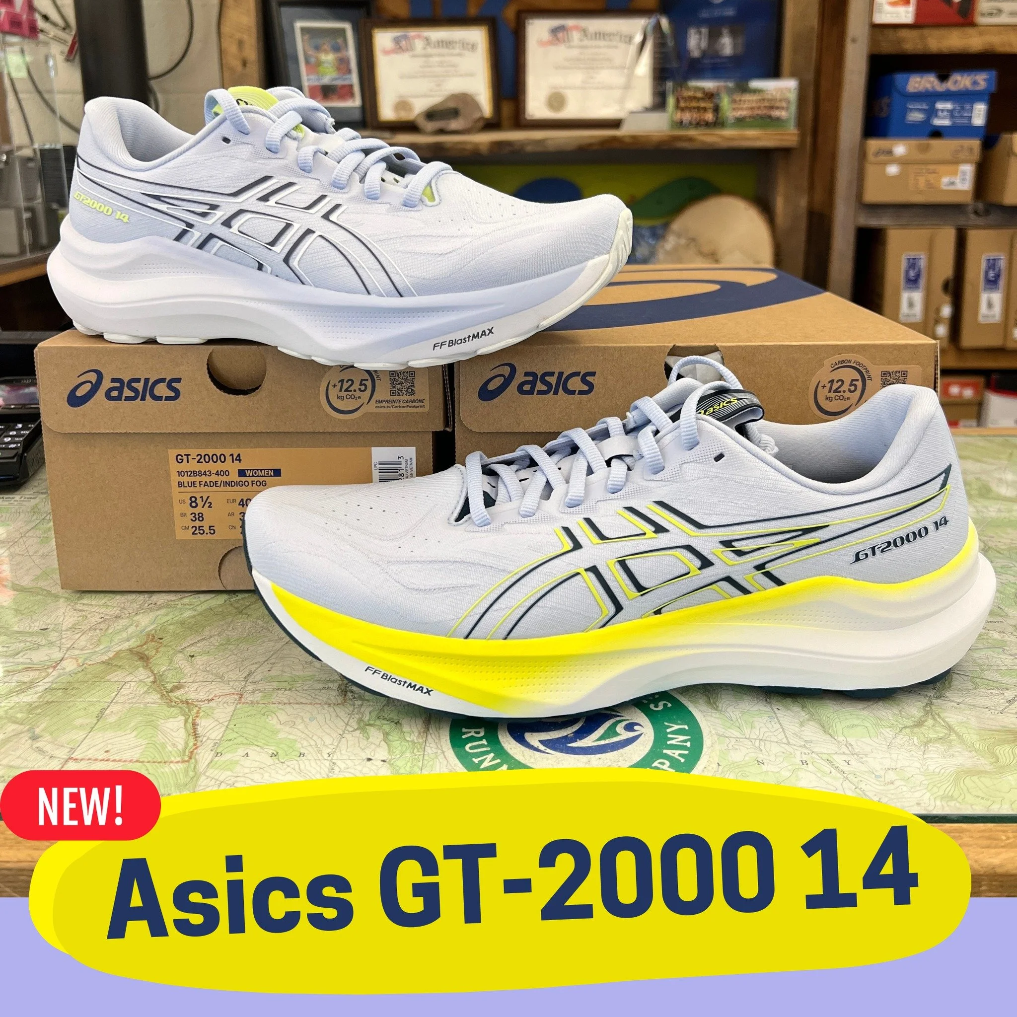 Adding to list of new things I'm catching up on post-vacation, the GT-2000 updated! The biggest change here is the new FF Blast Max cushioning that does give a little more protection underfoot, but overall still the same supportive neutral shoe that'