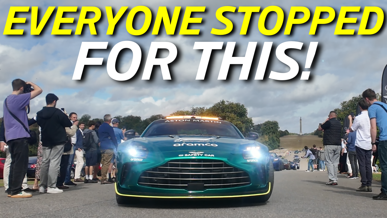 ‘Everyone Stopped For This!’      When the FIA Safety Car Leads Dozens of Aston Martins | Salon Privé Blenheim Palace