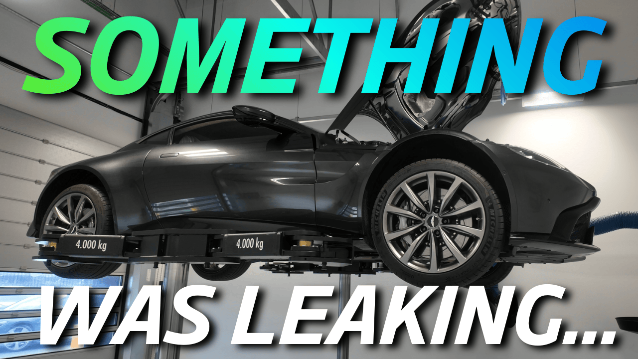 Aston Martin Vantage Service at JCT600 Leeds | Diff Leak Found &amp; Factory Upgrade
