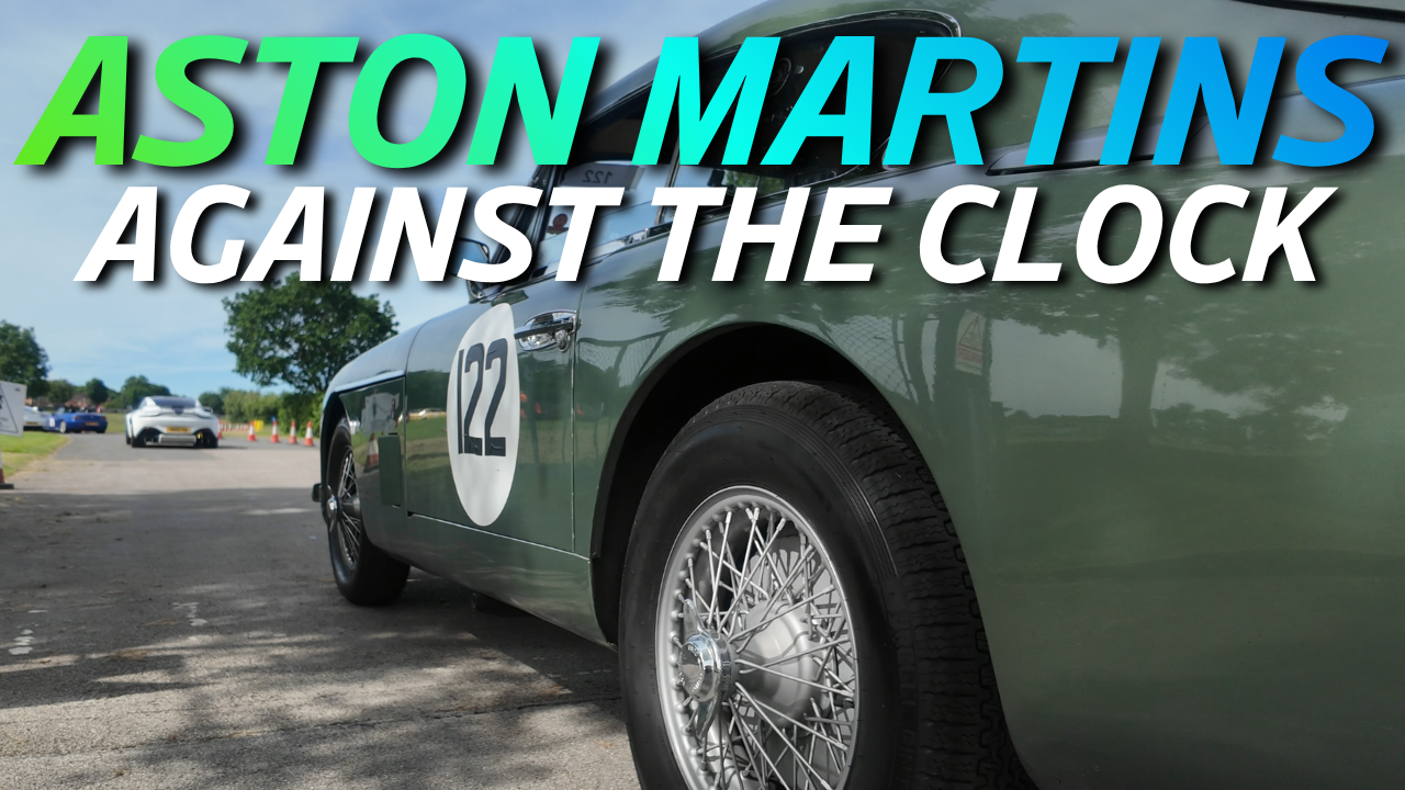 Aston Martins Against the Clock - Classic &amp; Modern Aston Martins at Aintree/AMOC Speed Championship