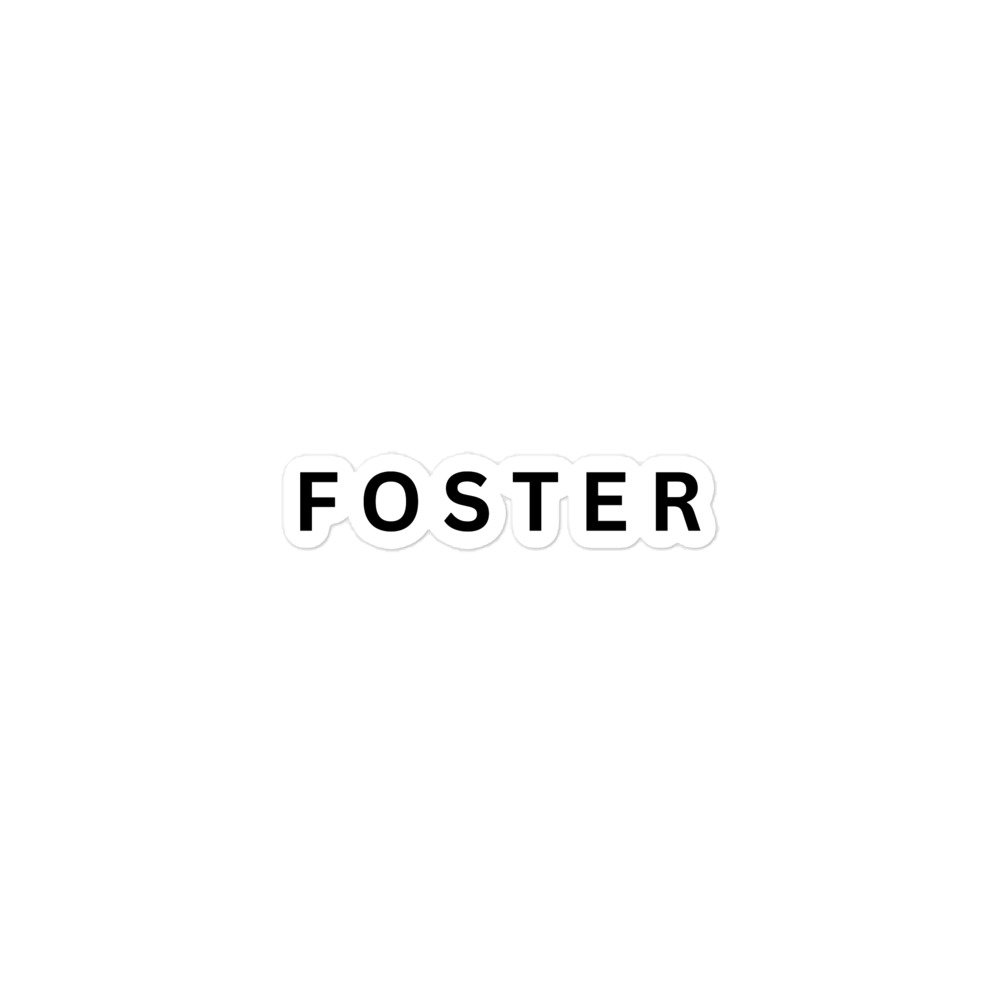 Foster Sticker — Foster Hope New York