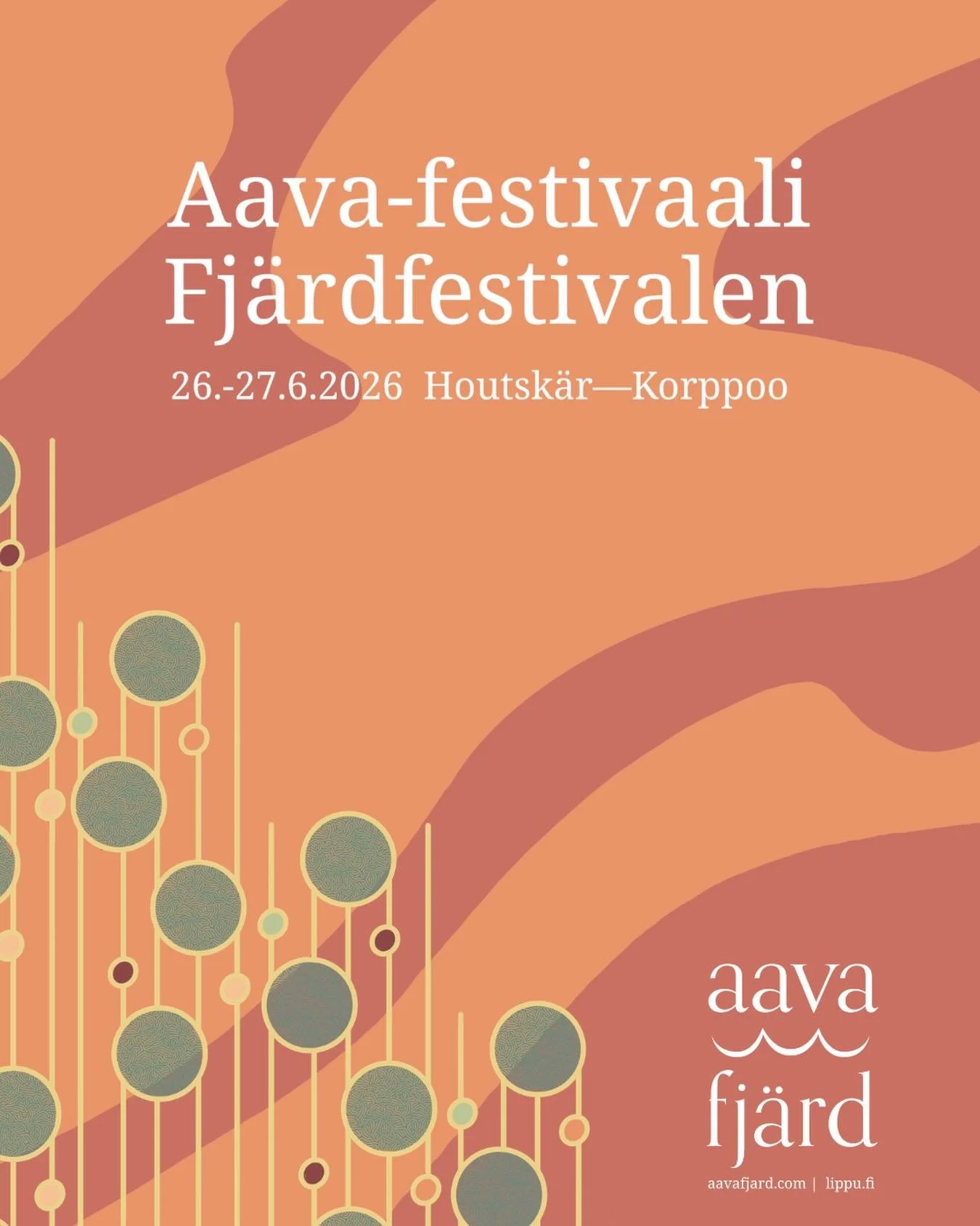 Aurinko paistaa, linnut laulaa ja AAVA-FESTIVAALIN 2026 OHJELMA ON JULKAISTU! ☀️

Vi ser mega fram emot tv&aring; dagar (26.-27.6.) fyllda med fantastiska aktiviteter i Korpo &amp; Houtsk&auml;r &ouml;ar. Kamarimusiikkia, poppia, audiovisuaalista tai